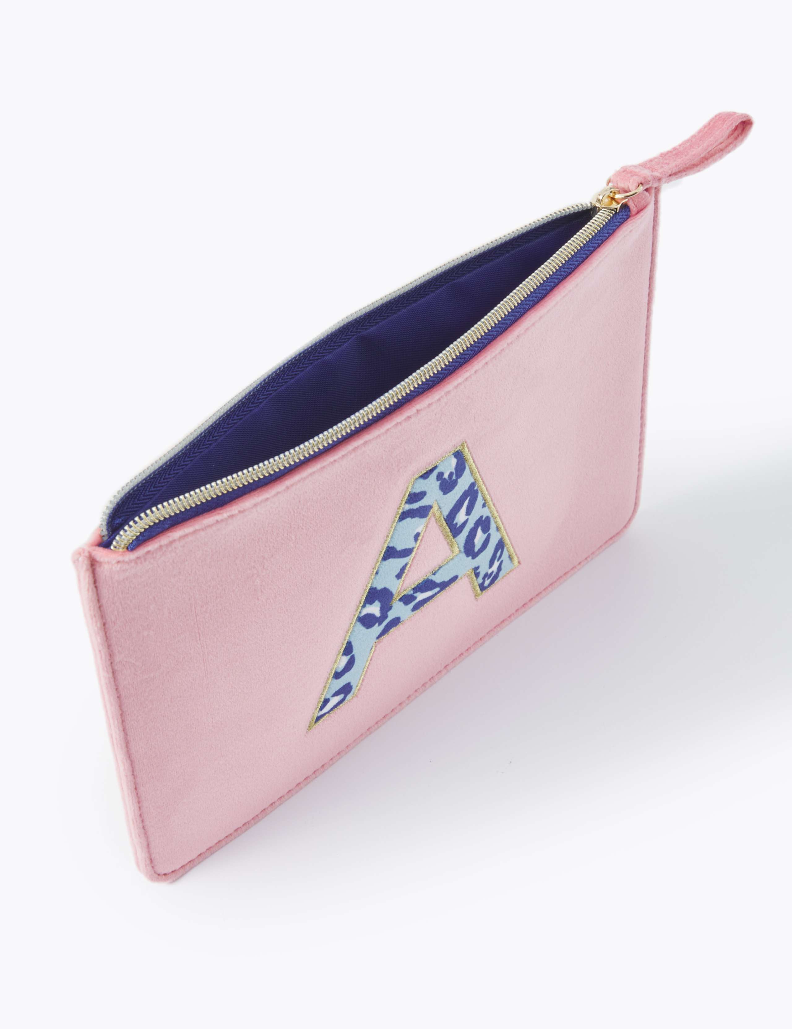 Alphabet Velvet Make-Up Pouch 5 of 6