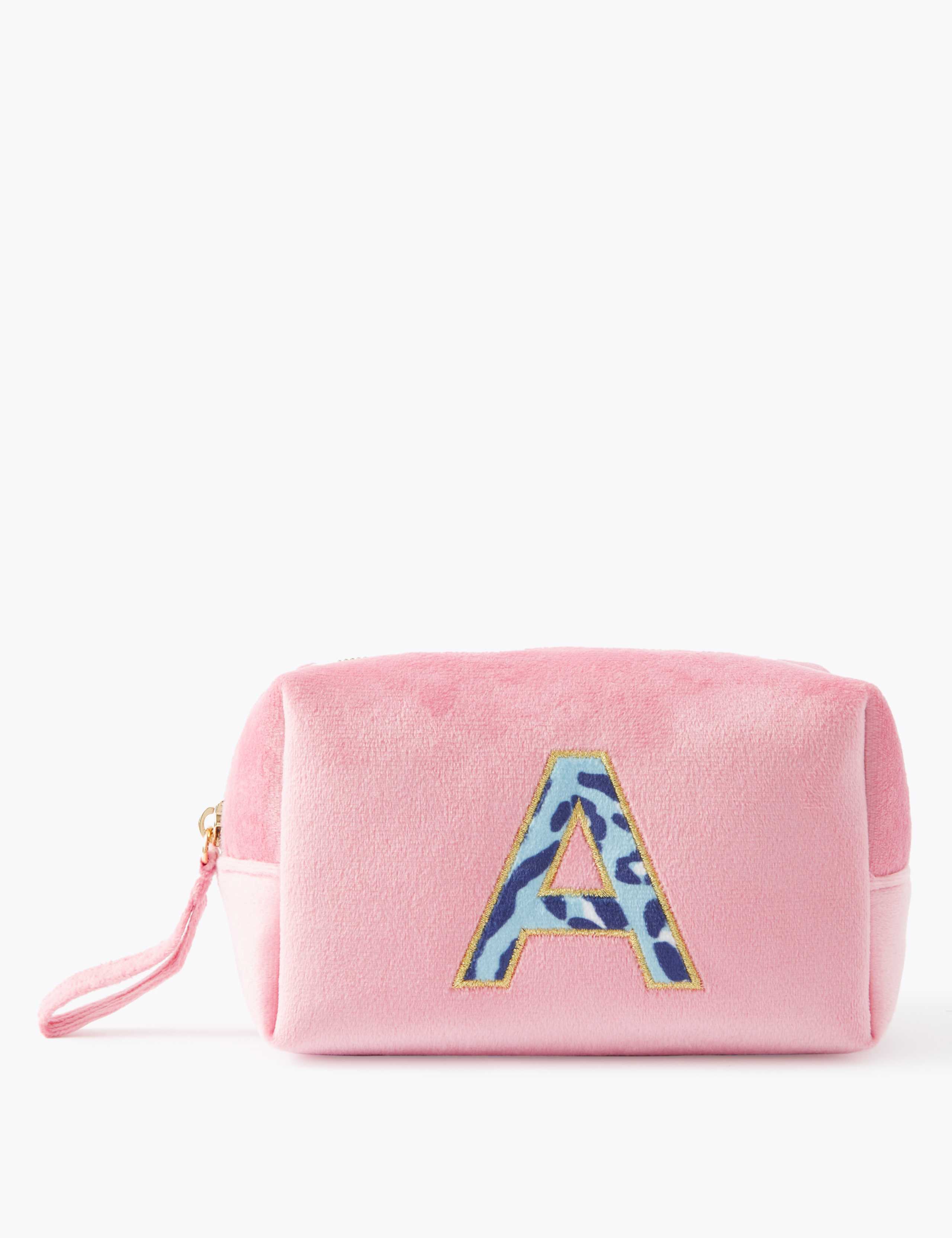 Alphabet Velvet Make-Up Bag 3 of 6