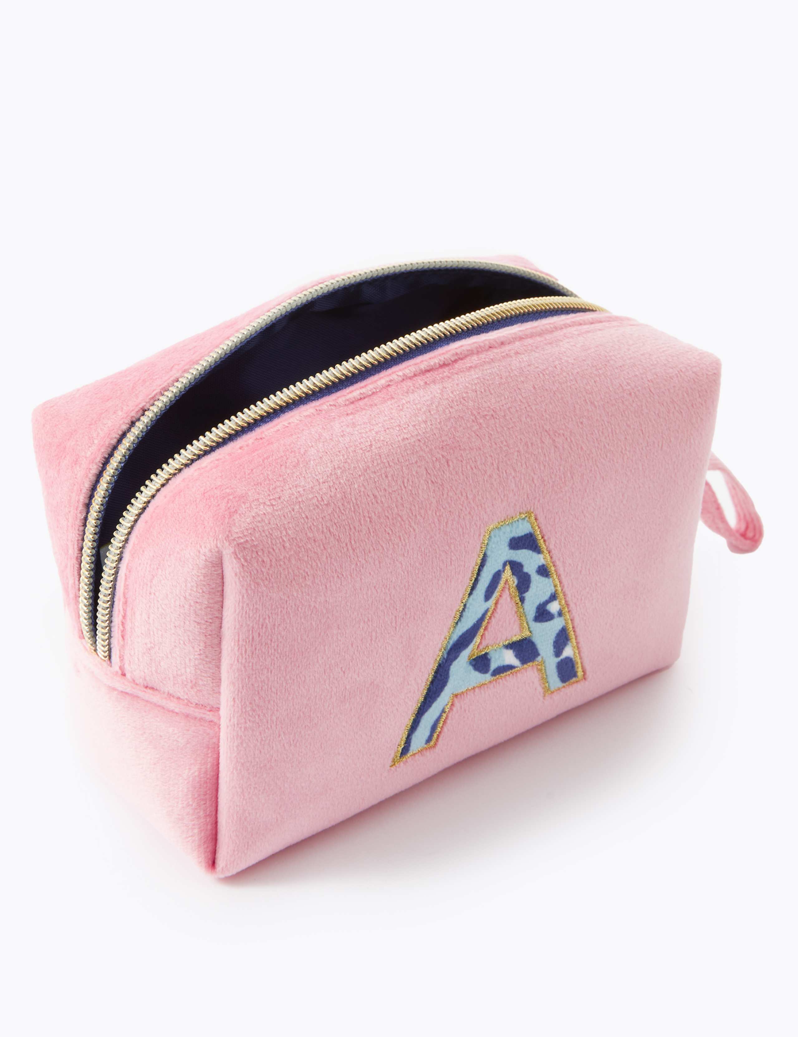 Alphabet Velvet Make-Up Bag 5 of 6