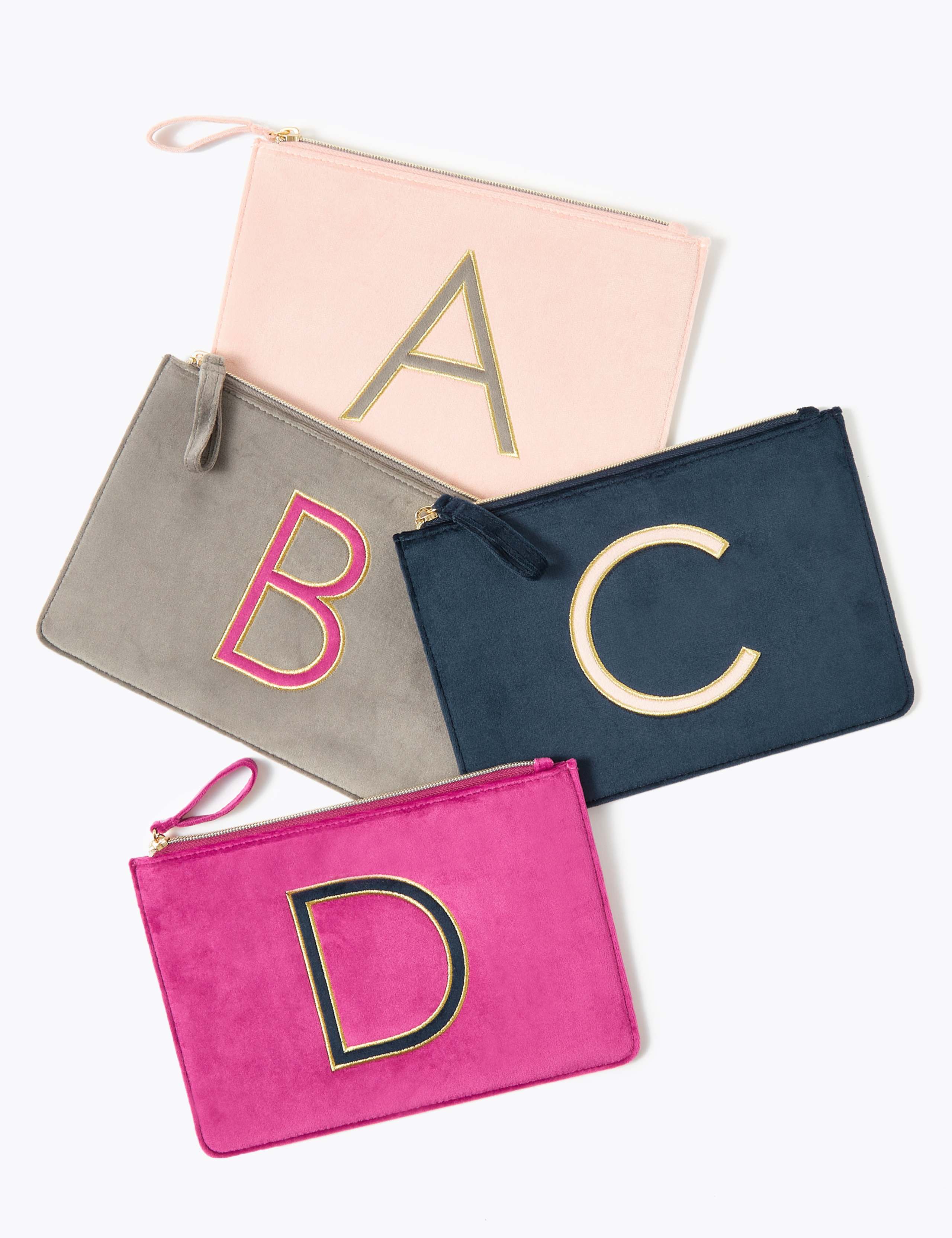 Alphabet Velvet Pouch 4 of 6