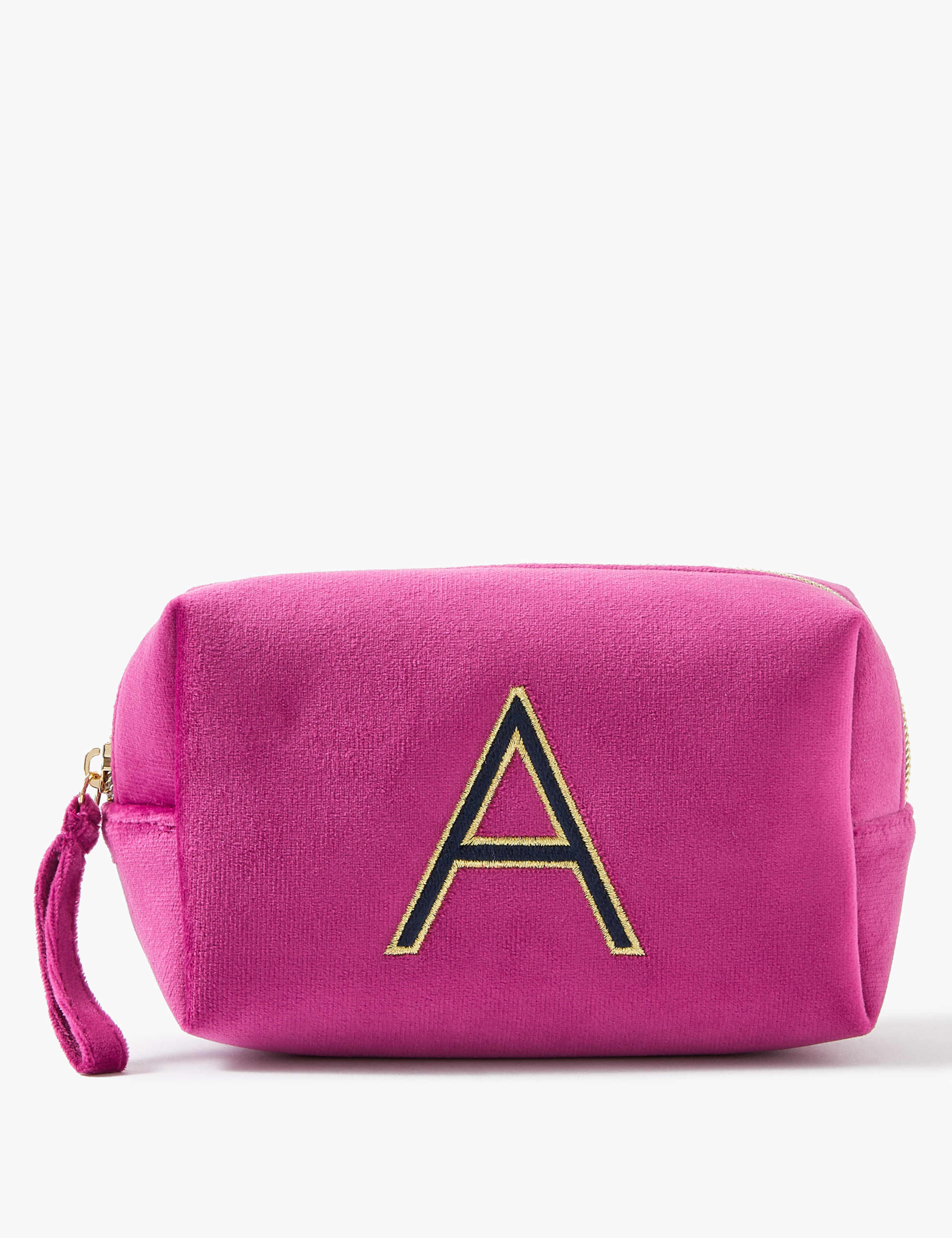 Alphabet Velvet Make Up Bag 1 of 6