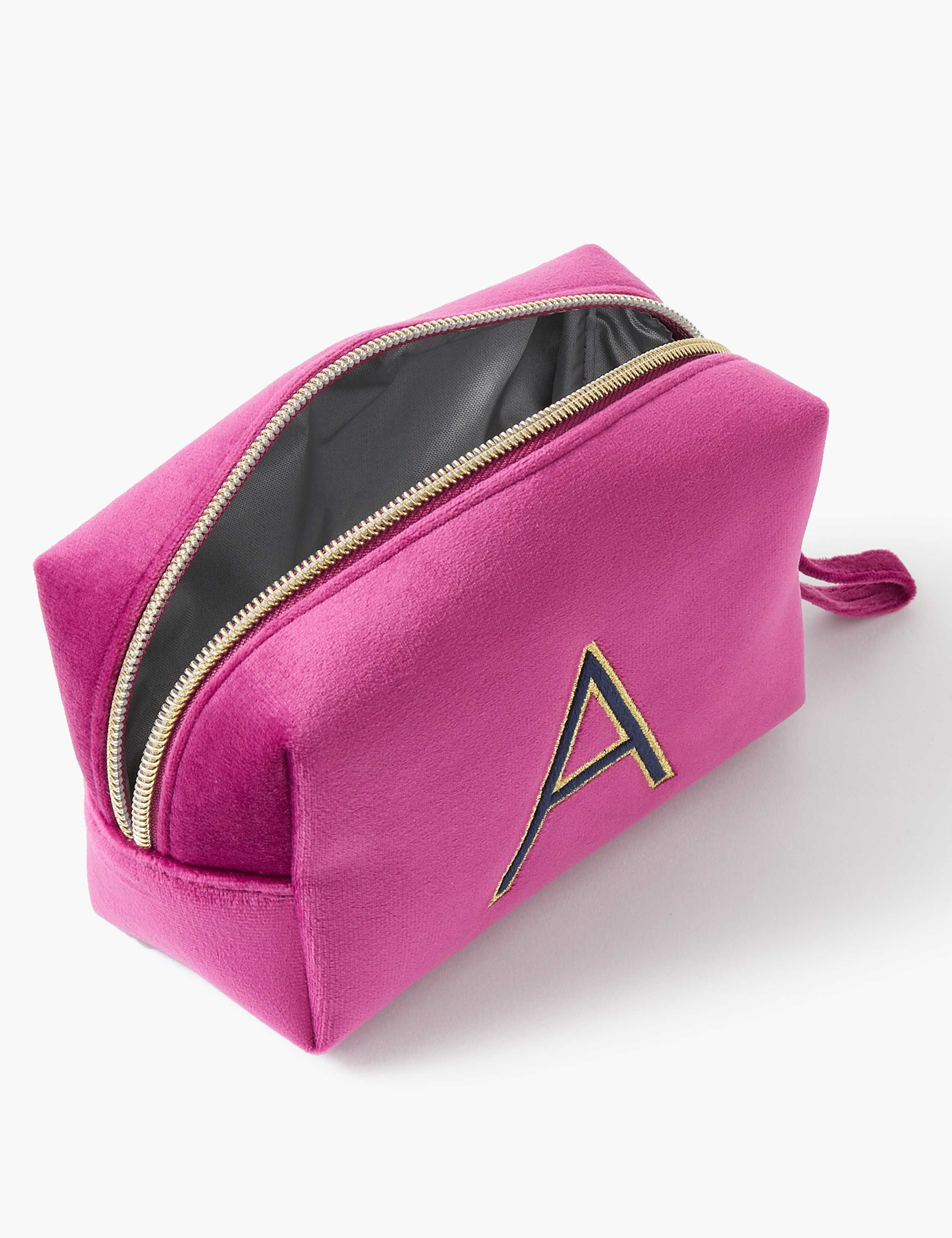 Alphabet Velvet Make Up Bag 4 of 6