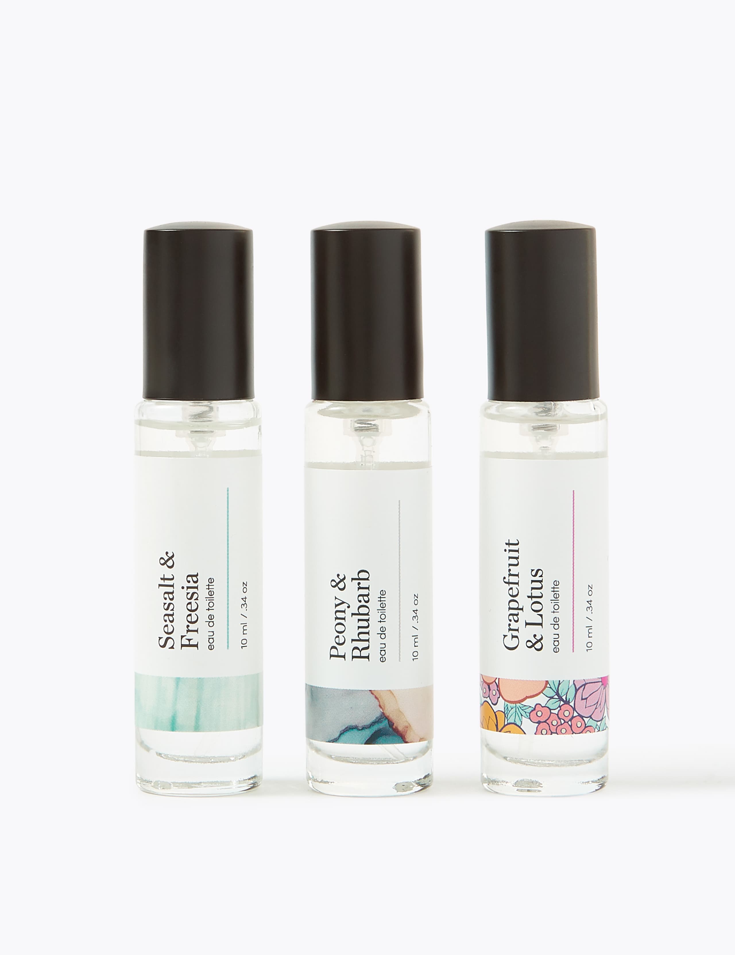 Cologne Seasalt And Freesia Eau De Toilette 10ml Fragrance Trio