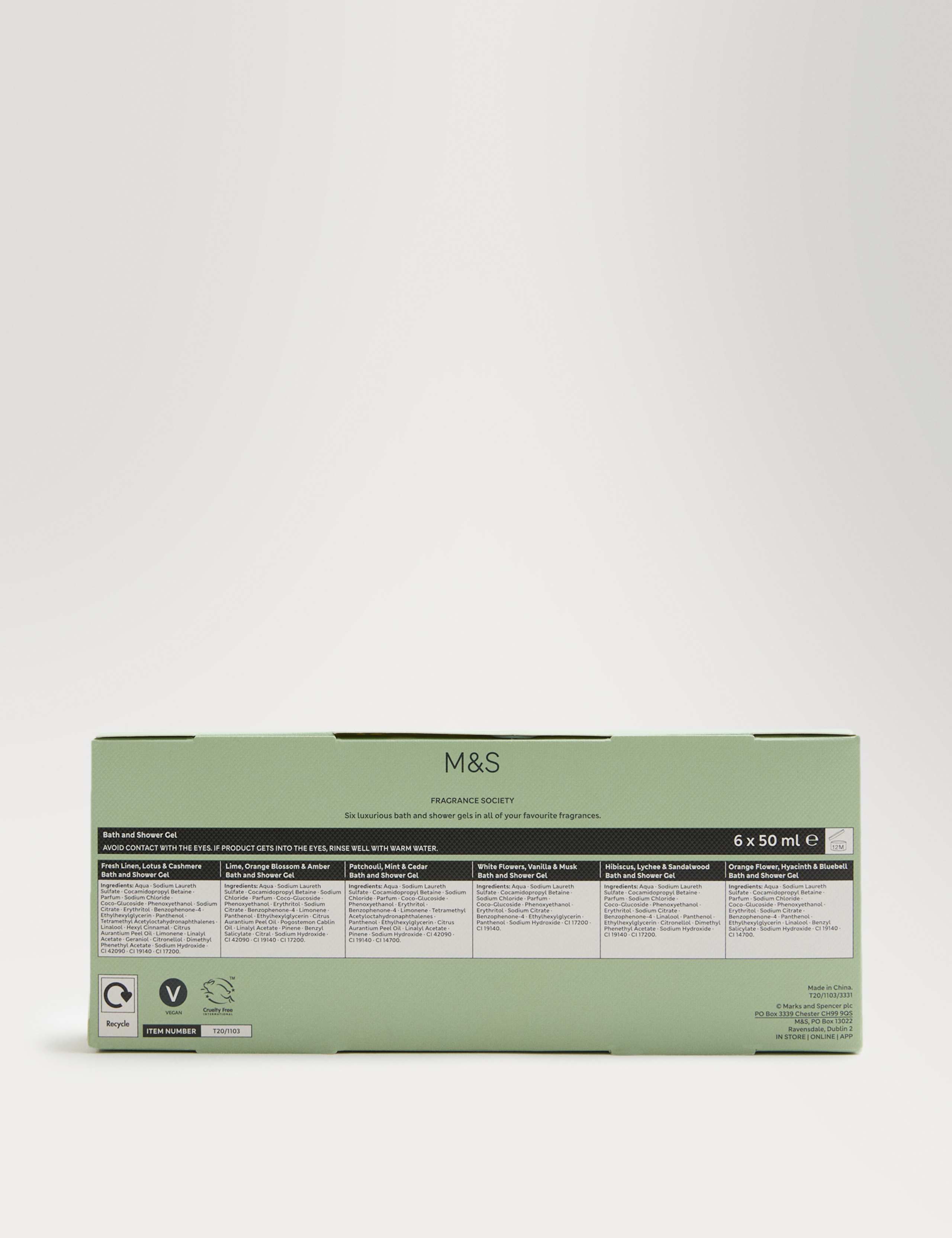 Mini Body Wash Set 4 of 4