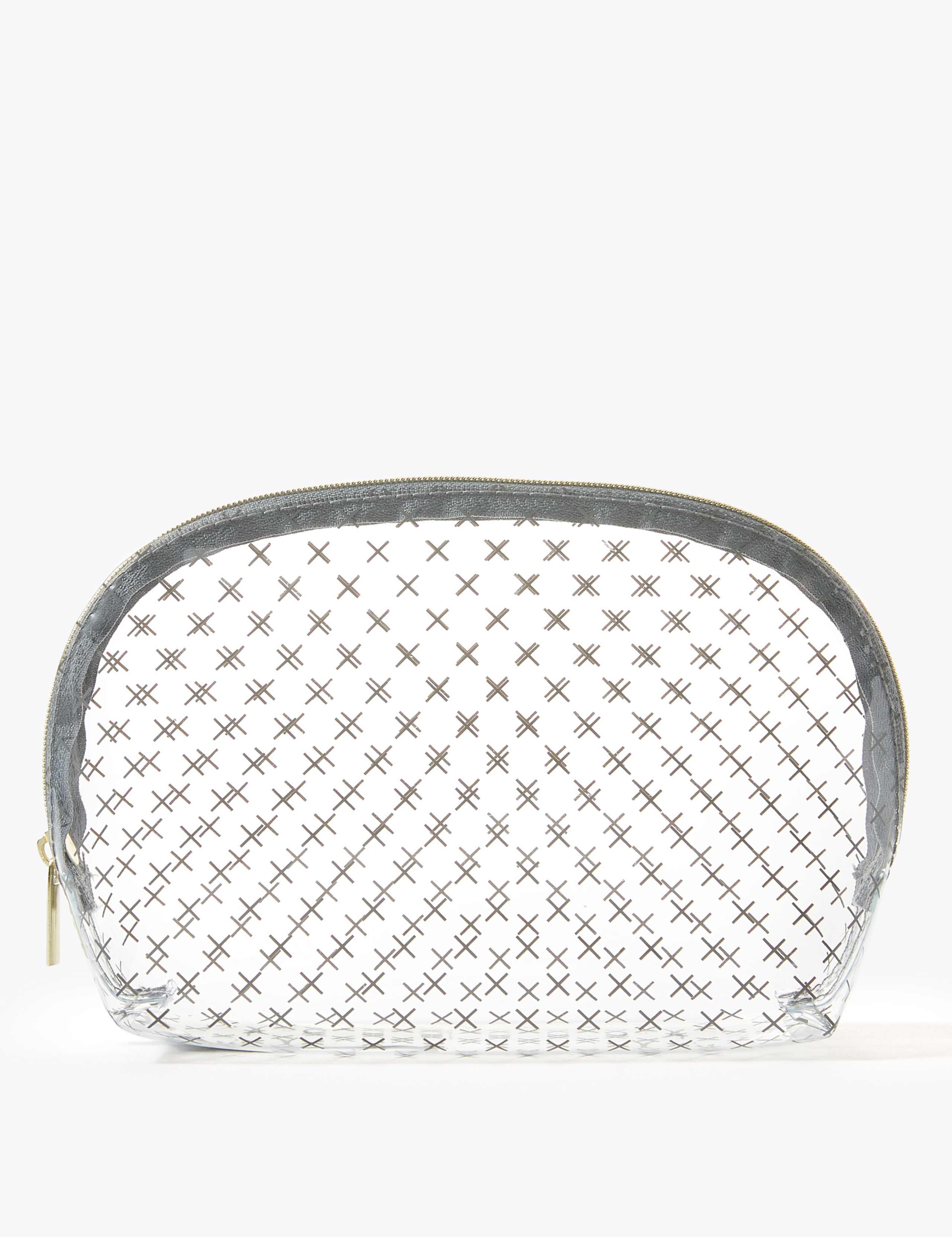 Clear Cross Make-Up Bag 1 of 3