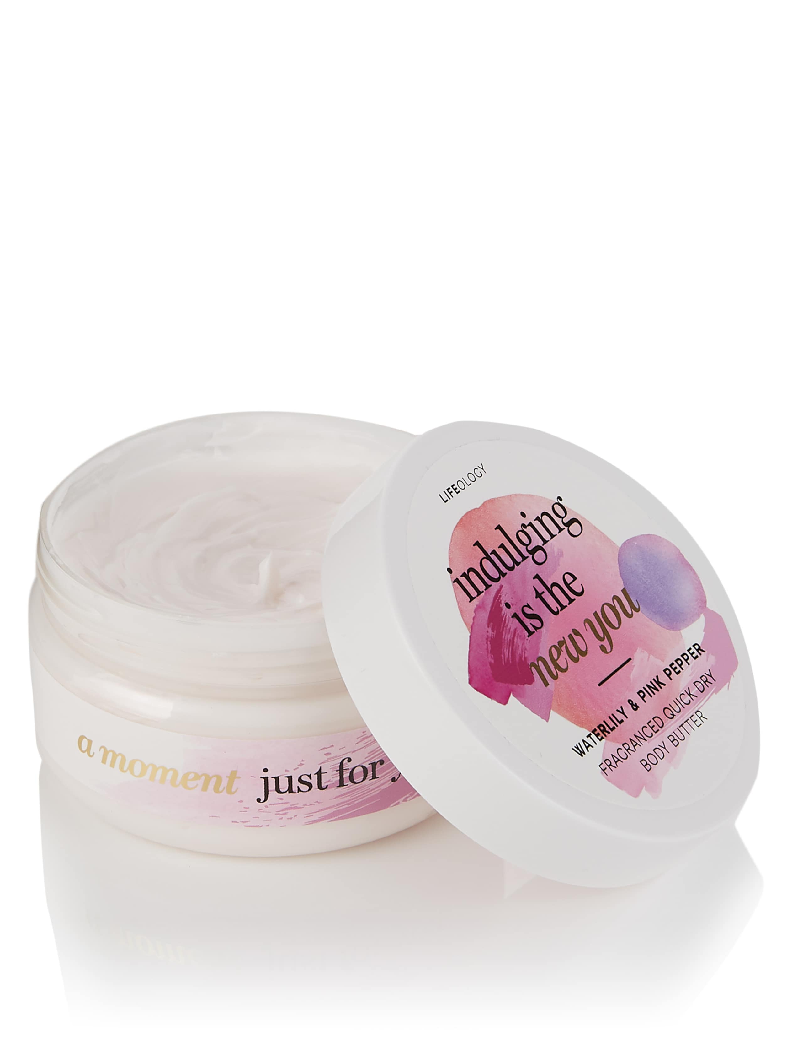 Waterlily & Pink Pepper Fragranced Quick Dry Body Butter 250ml 1 of 2