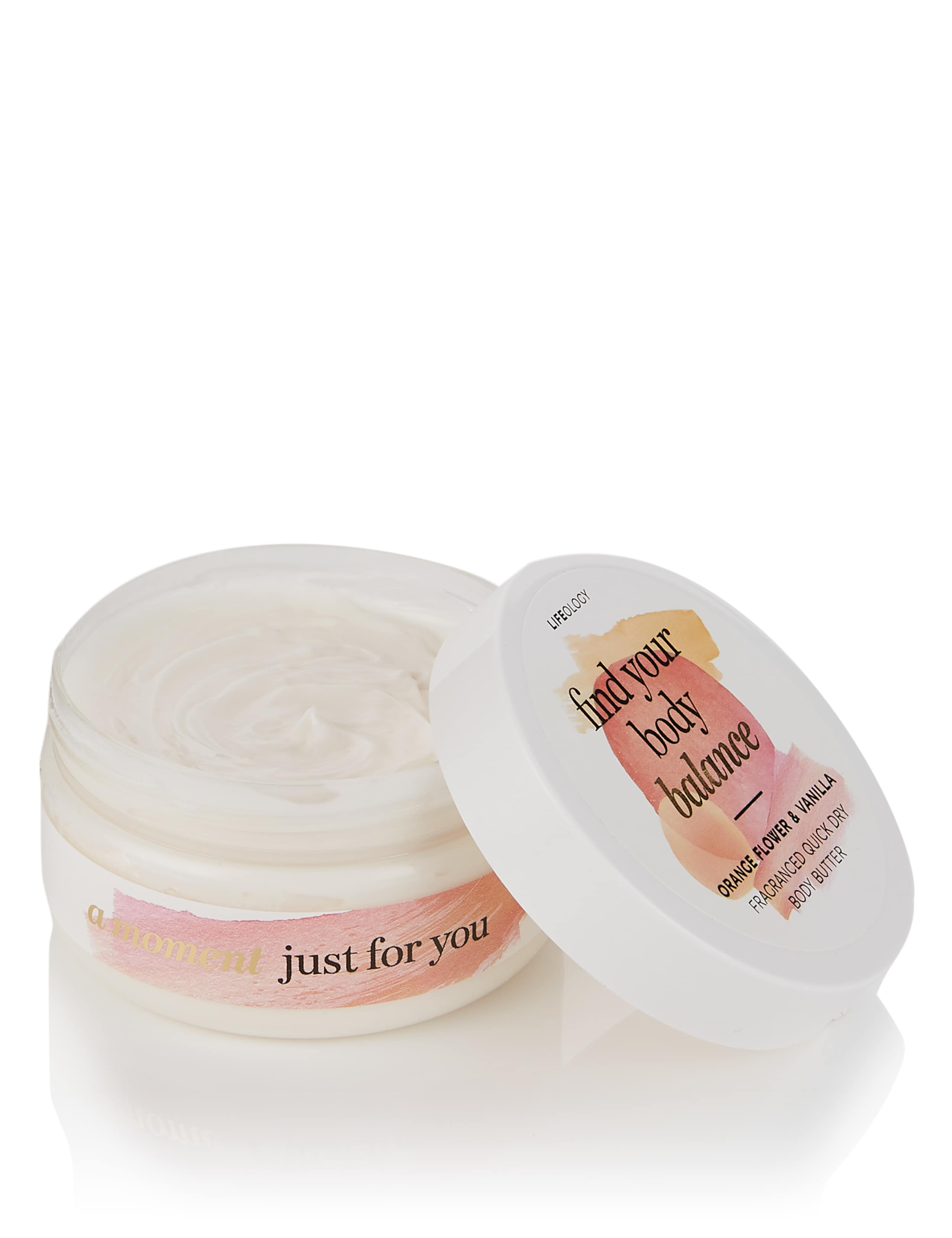 Orange Flower & Vanilla Fragranced Quick Dry Body Butter 250ml 1 of 2