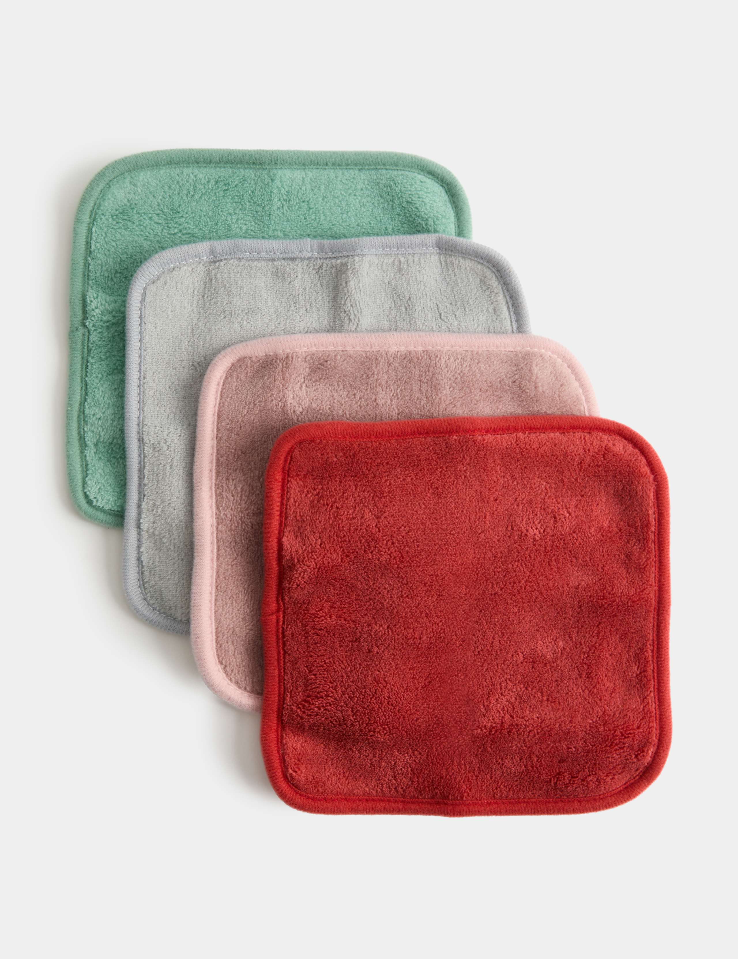 4 Pack Super Soft Reusable Face Wash Cloths 2 of 4