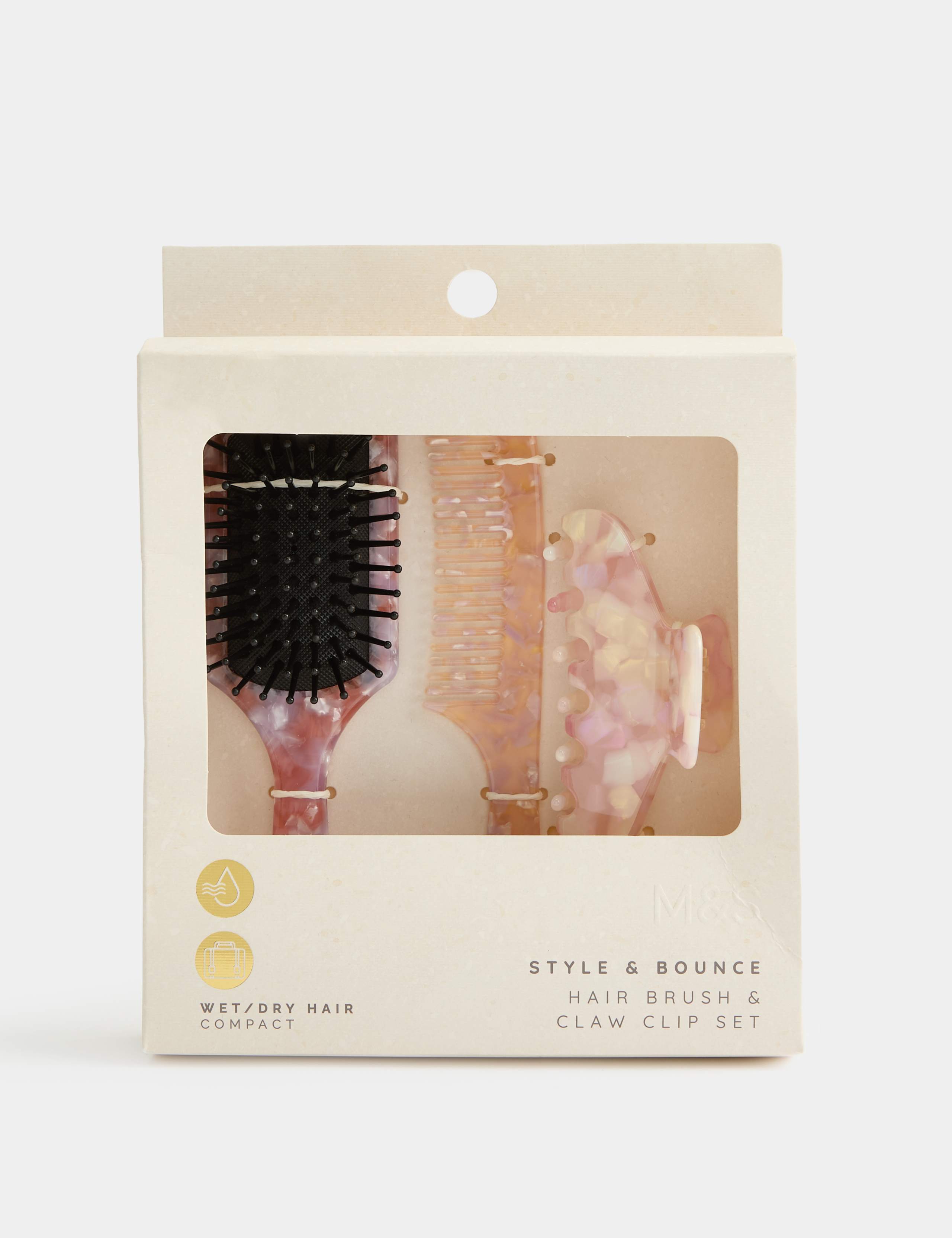 Comb, Brush & Clip Set 2 of 3