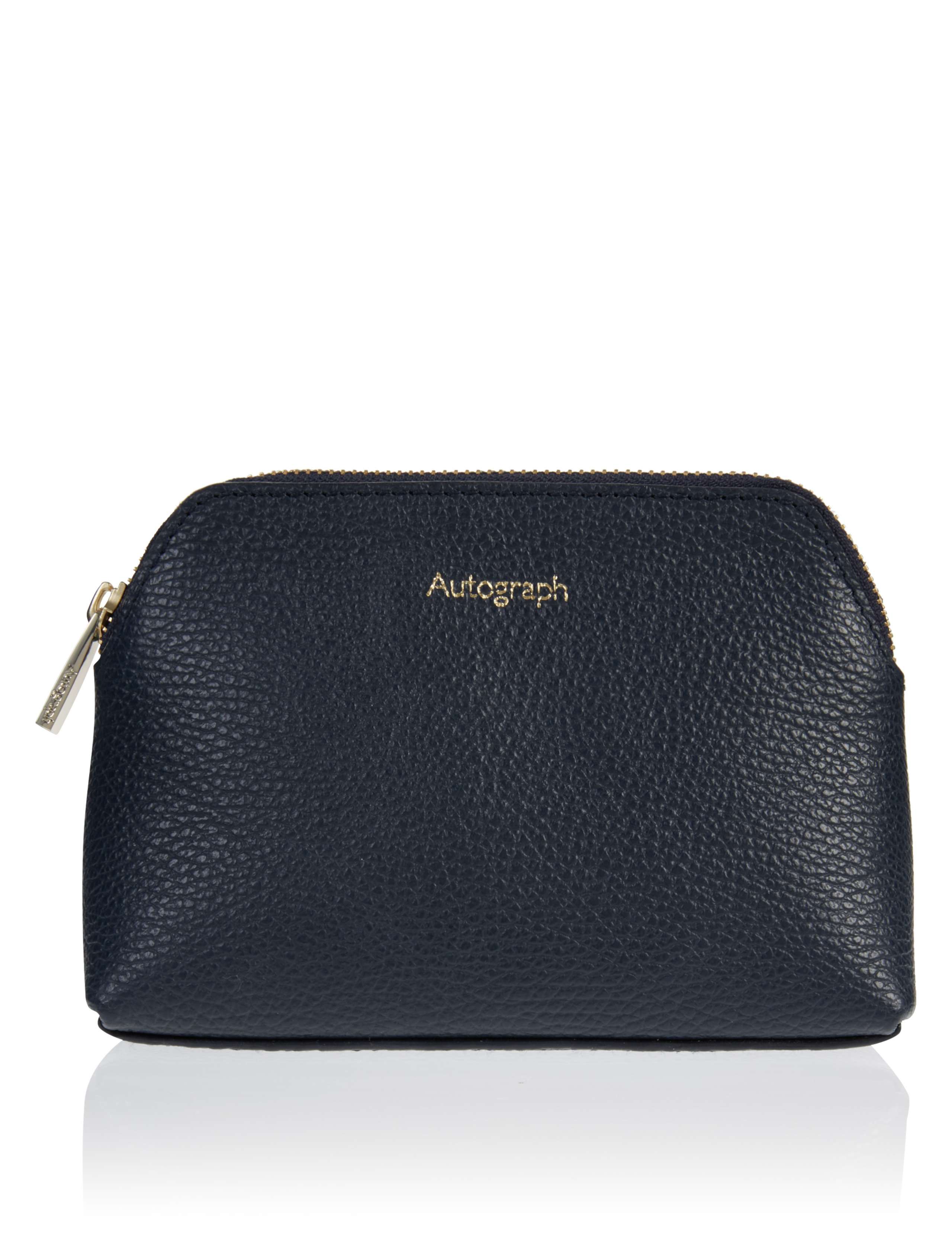 Luxury Leather Wash Bag 1 of 3