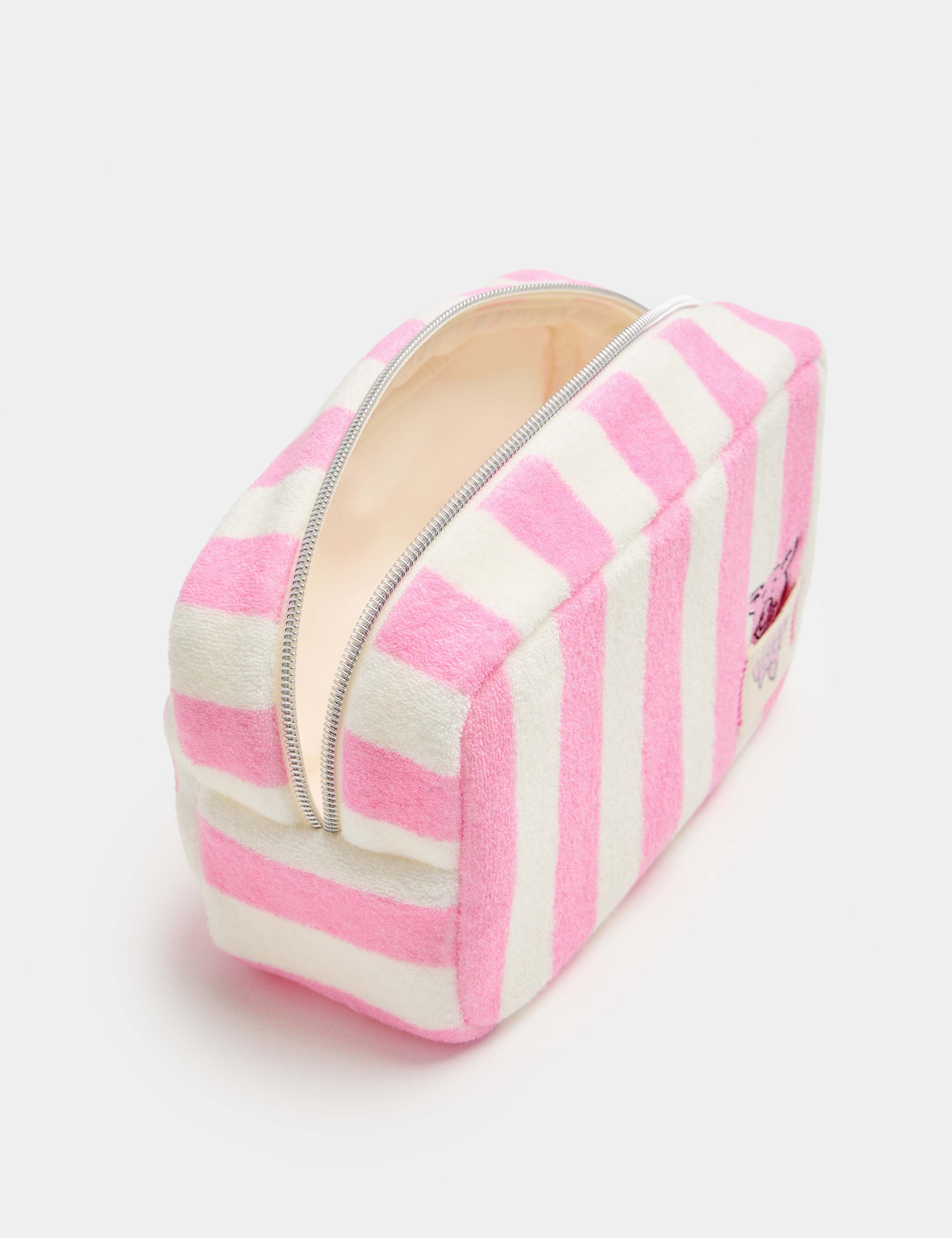 Percy Pig™ Striped Cotton Towelling Cosmetic Bag 2 of 2