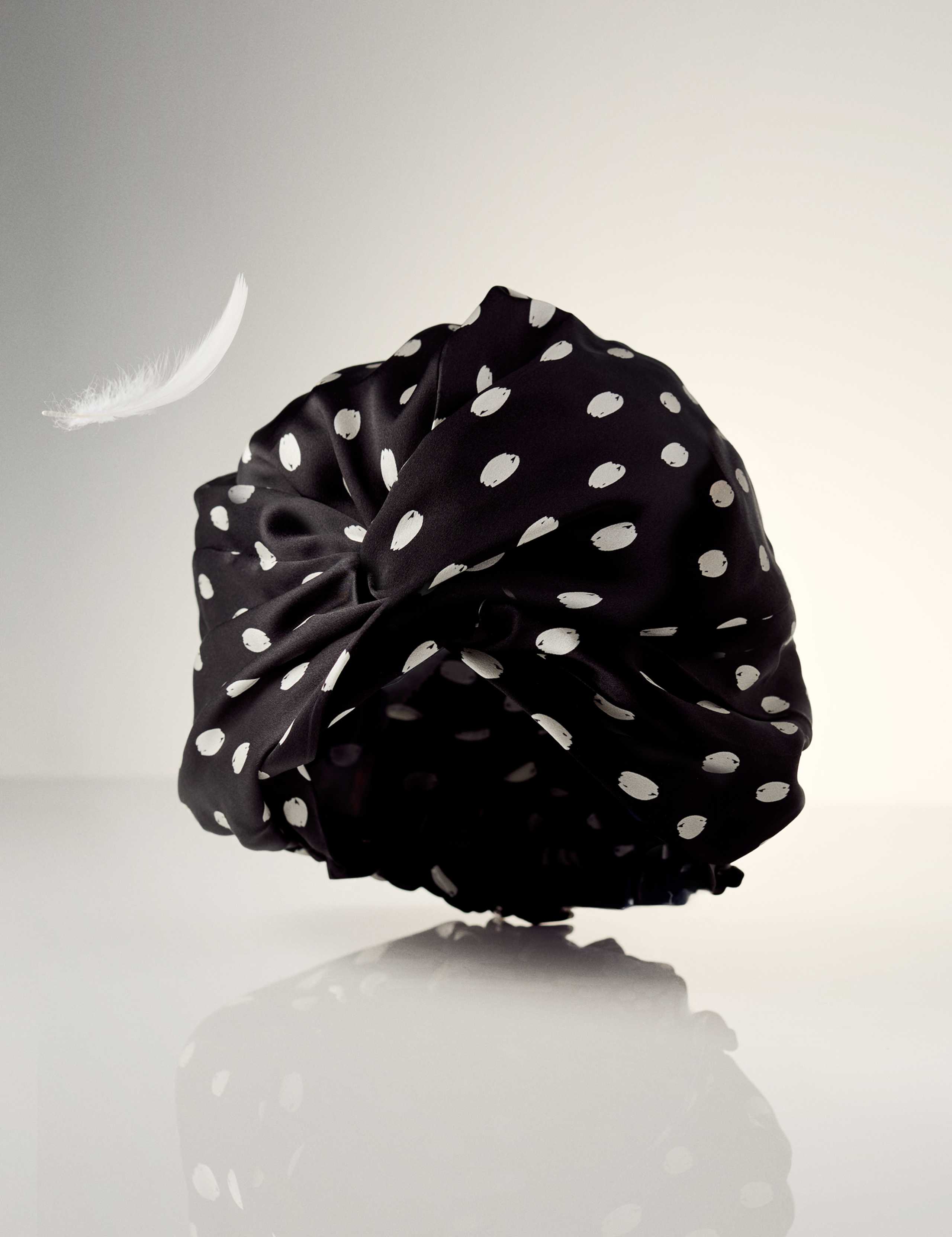 Printed Pure Silk Hair Turban 1 of 4