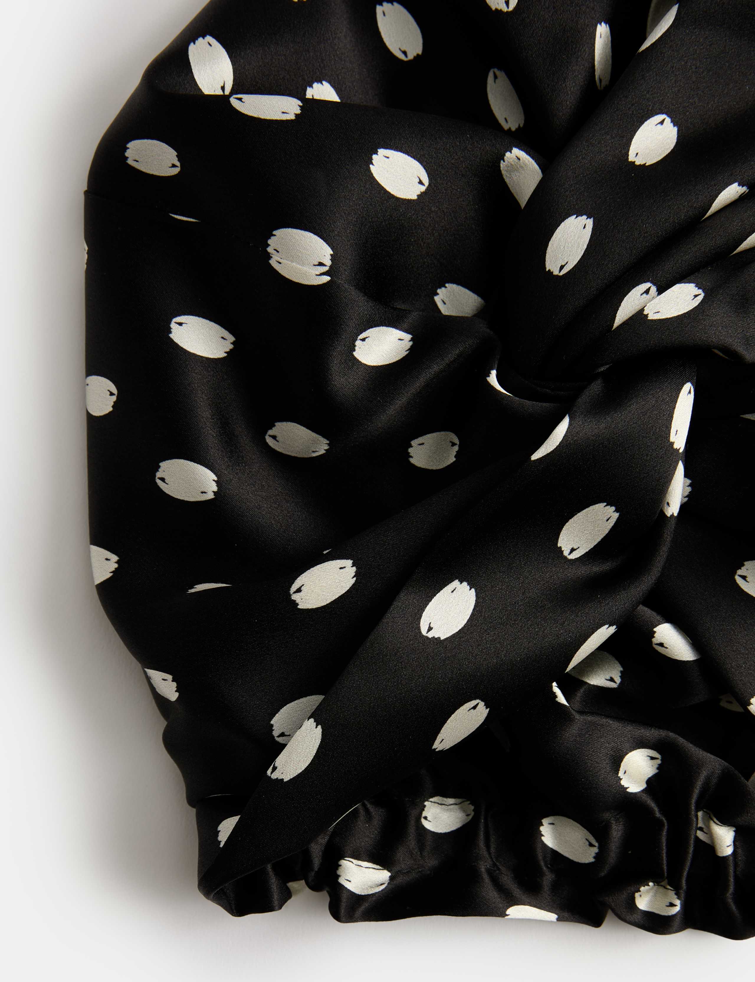 Printed Pure Silk Hair Turban 4 of 4