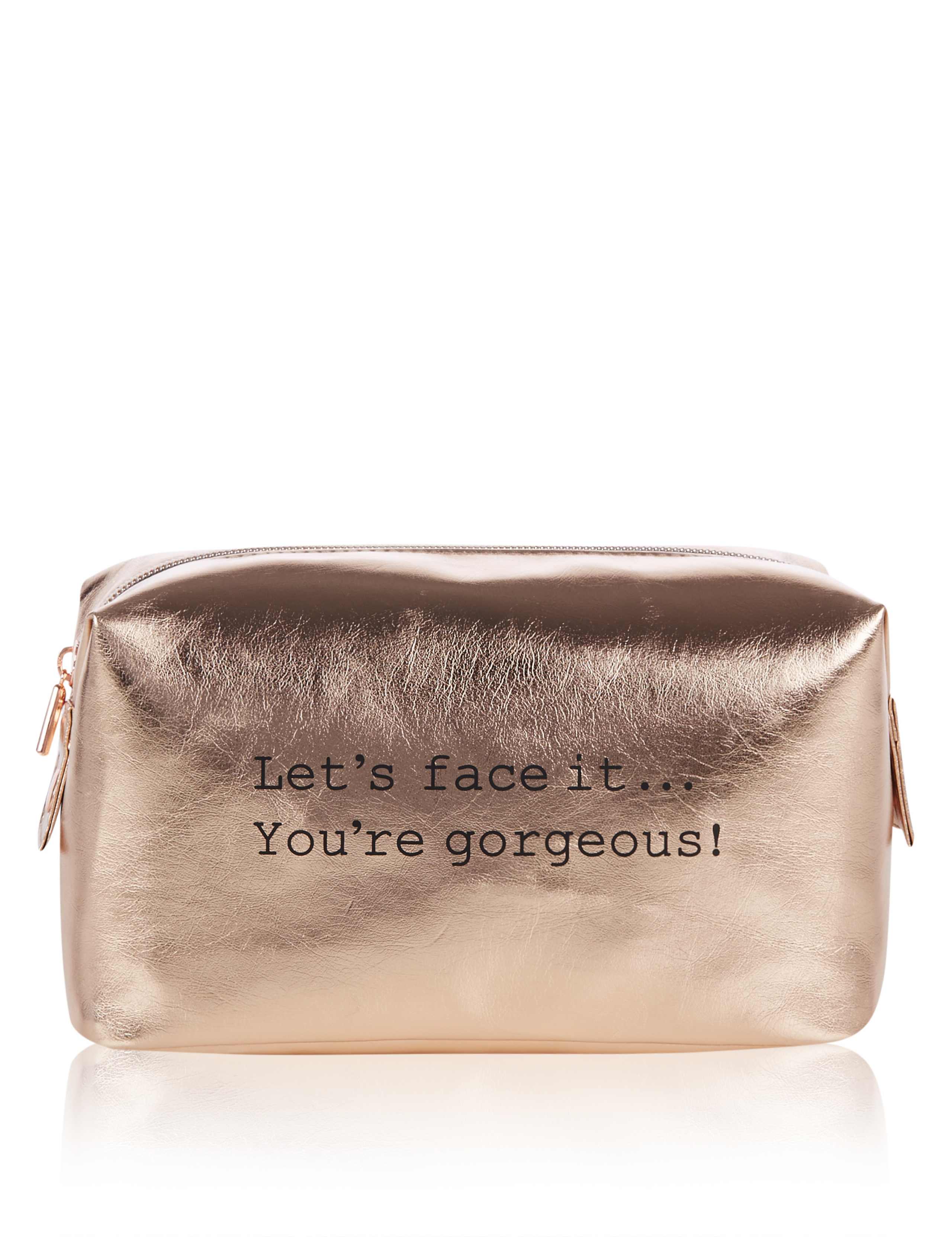 Rose Gold Make Up Bag 1 of 2