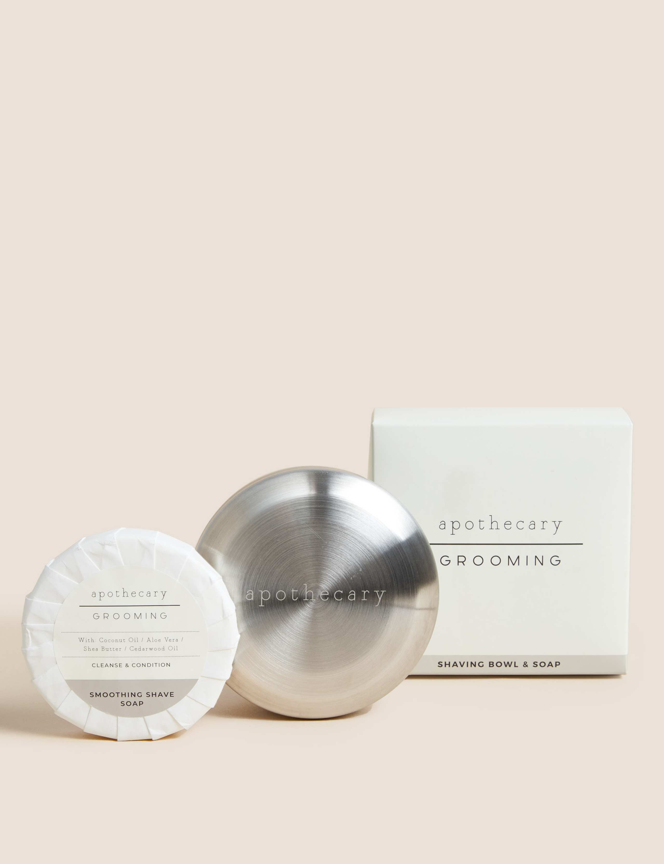Grooming Shaving Soap & Bowl Set 2 of 6