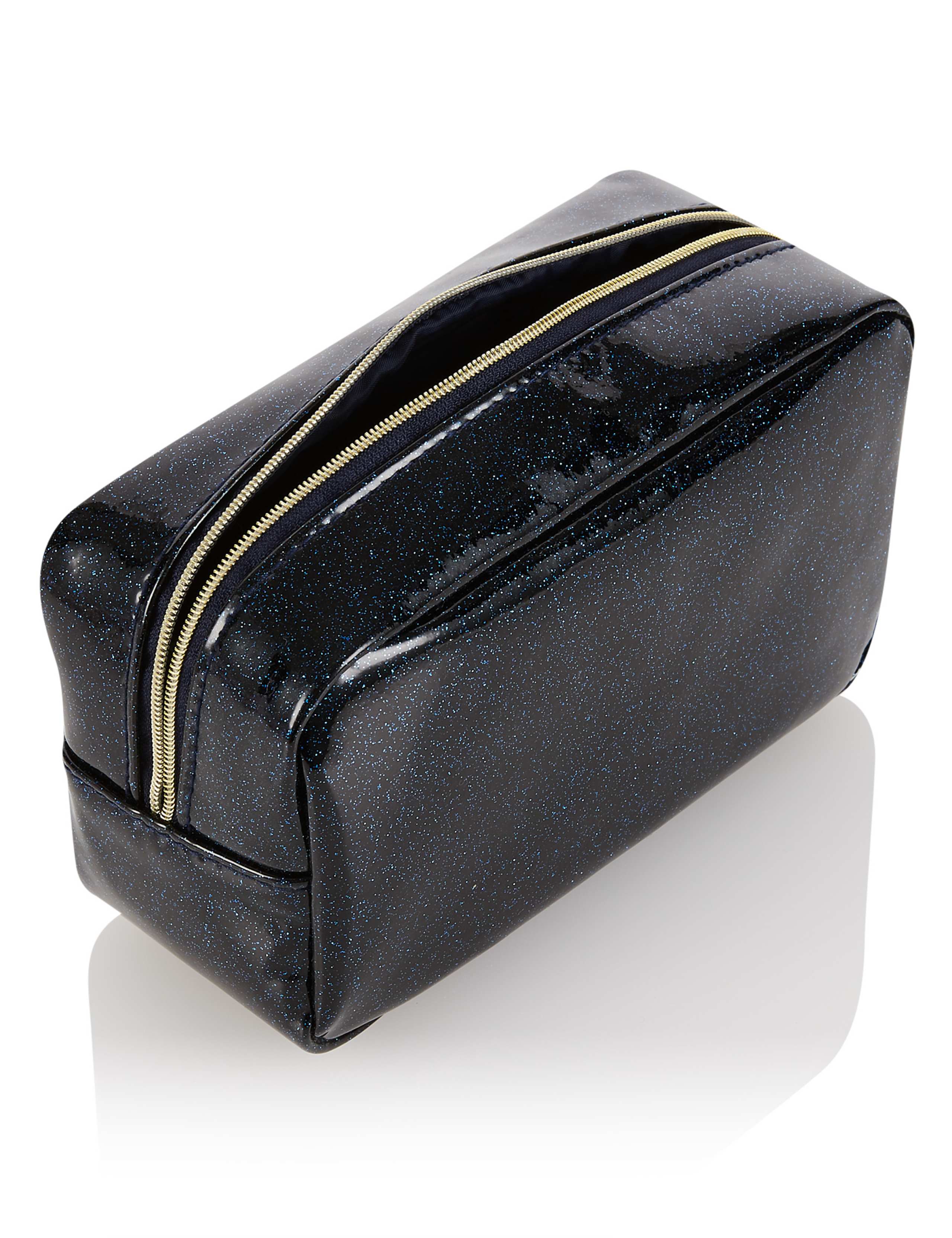 Blue Glitter Makeup Bag 2 of 2