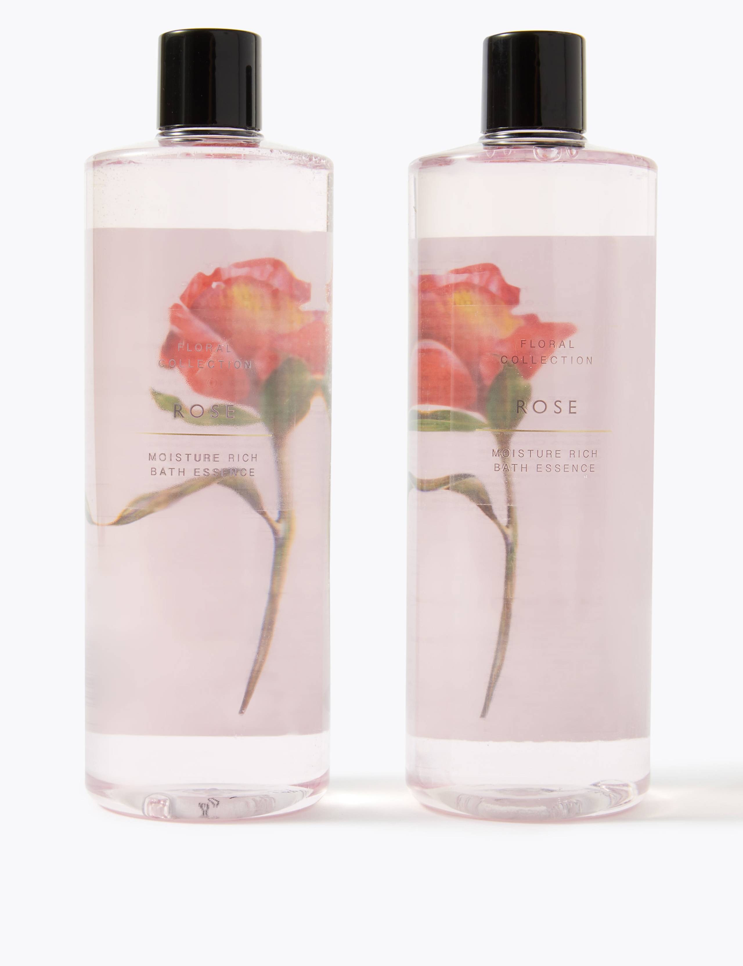 2 Pack Moisturising Rose Bath Foam 500 ml 1 of 2