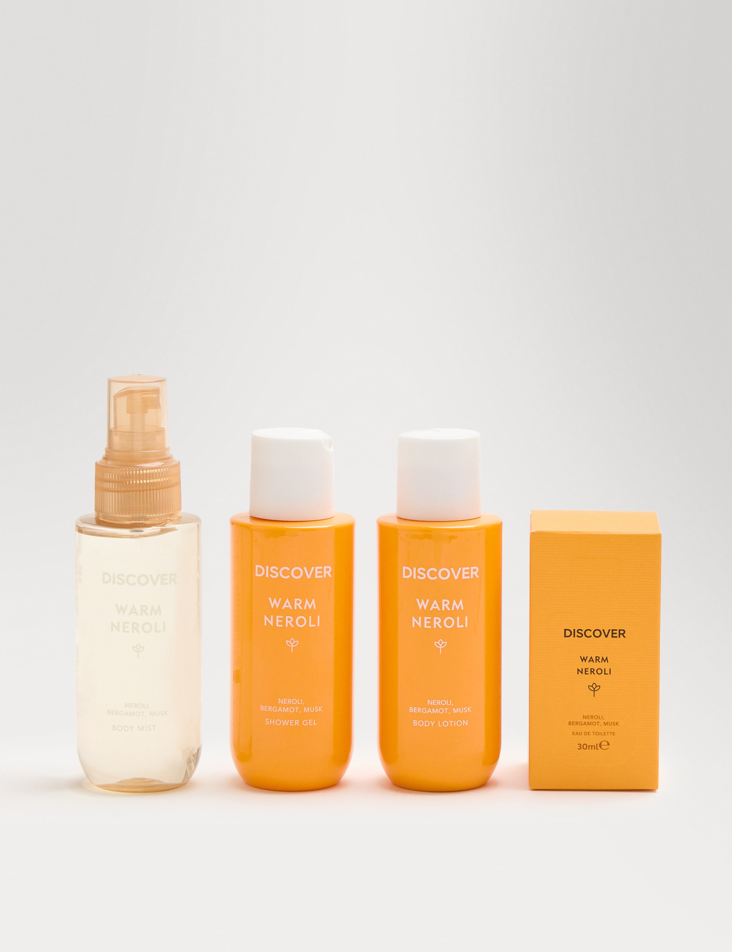 Warm Neroli Gift Set 3 of 4