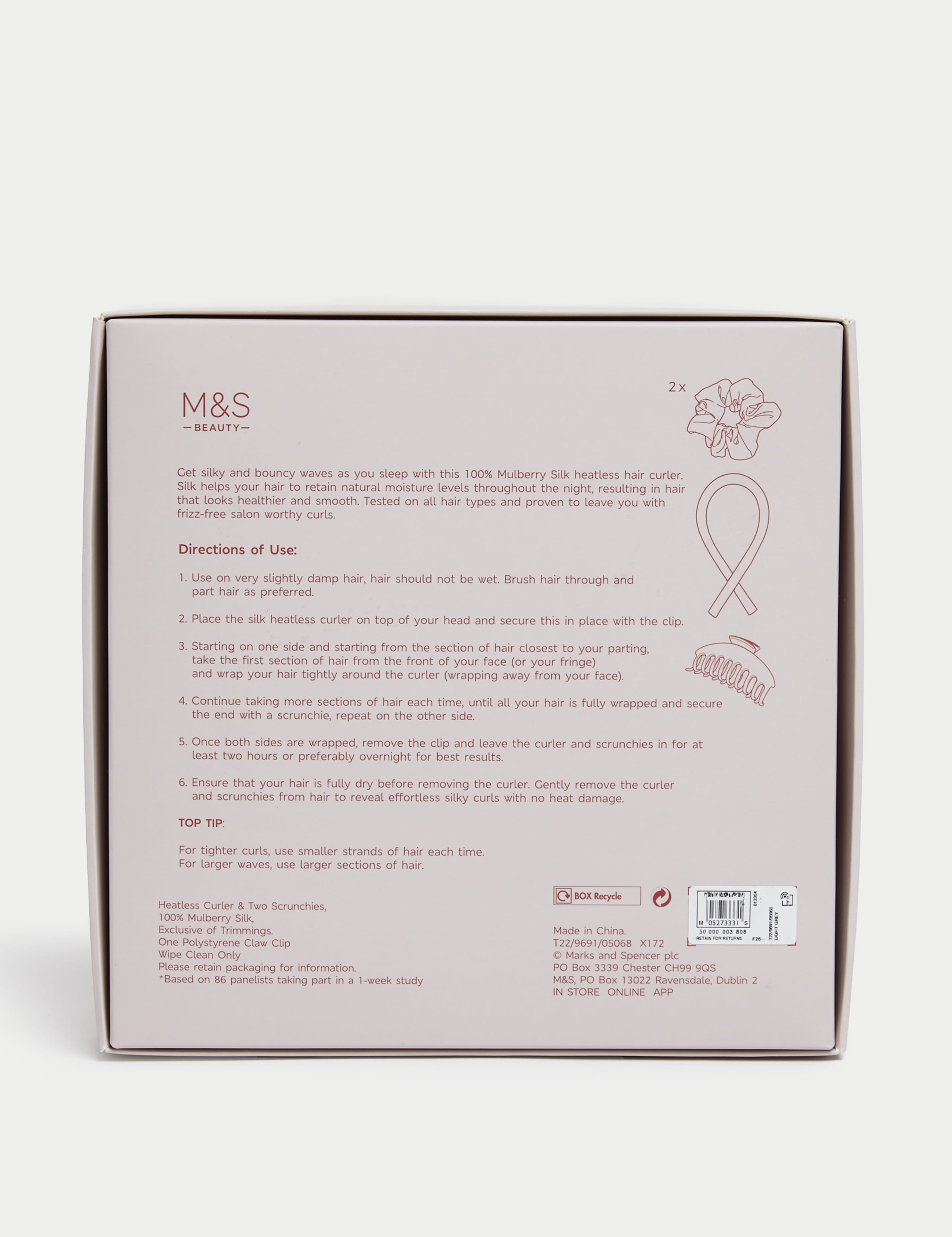 Pure Mulberry Silk Heatless Curler 3 of 3