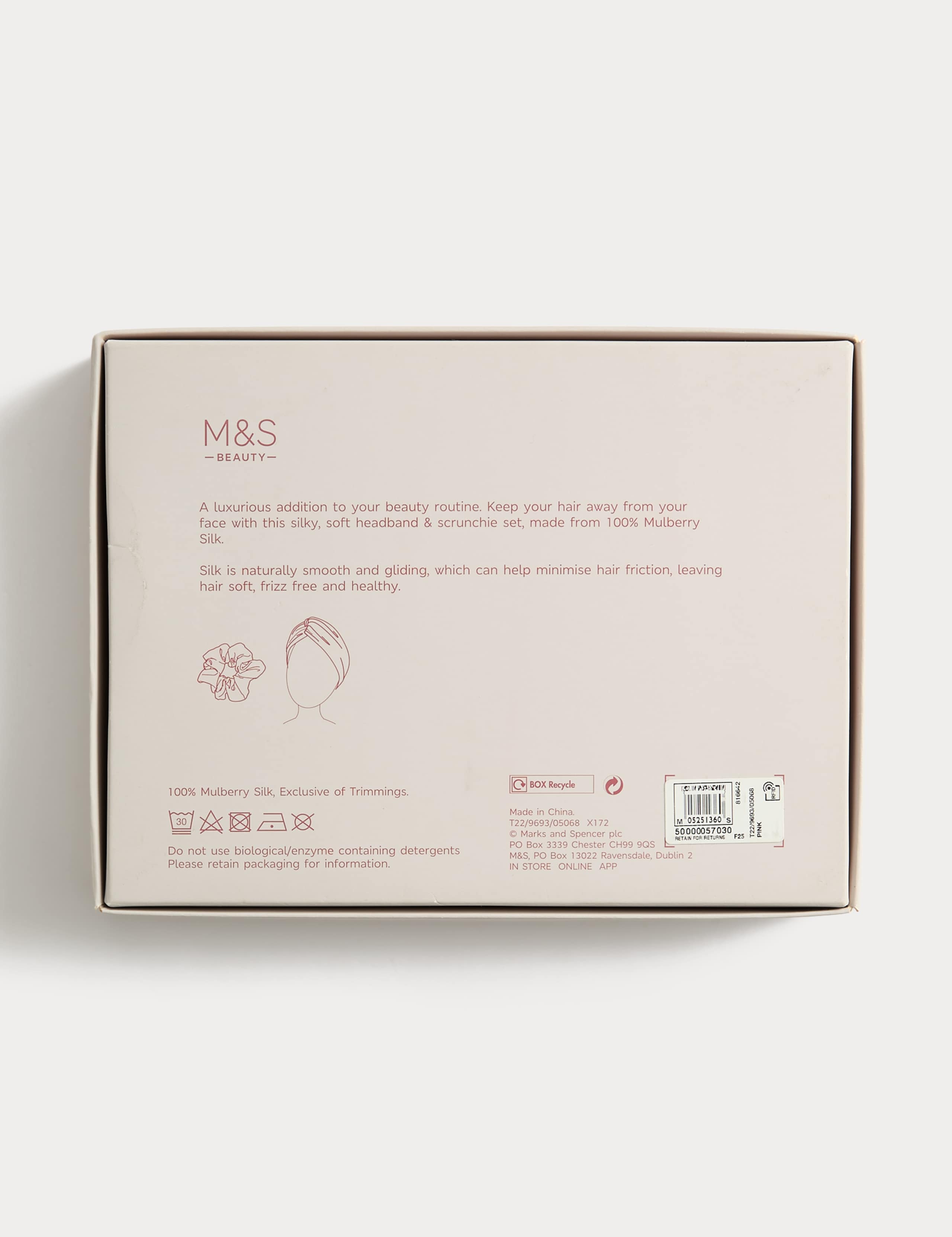 Pure Mulberry Silk Headband and Scrunchie Set 5 of 5