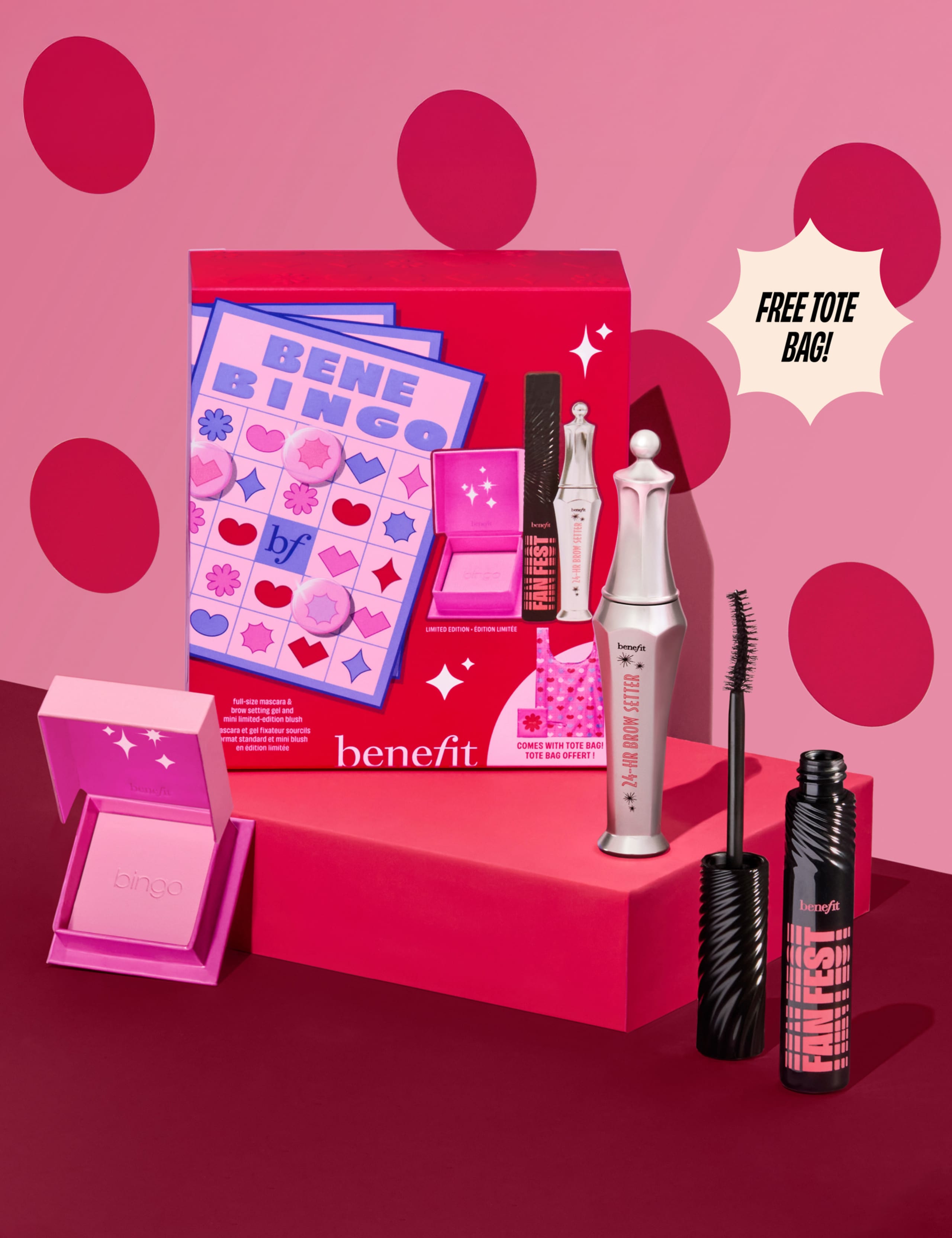 Benebingo Mascara, Brow and Limited Edition Blush Makeup Gift Set Worth £69.50 3 of 9
