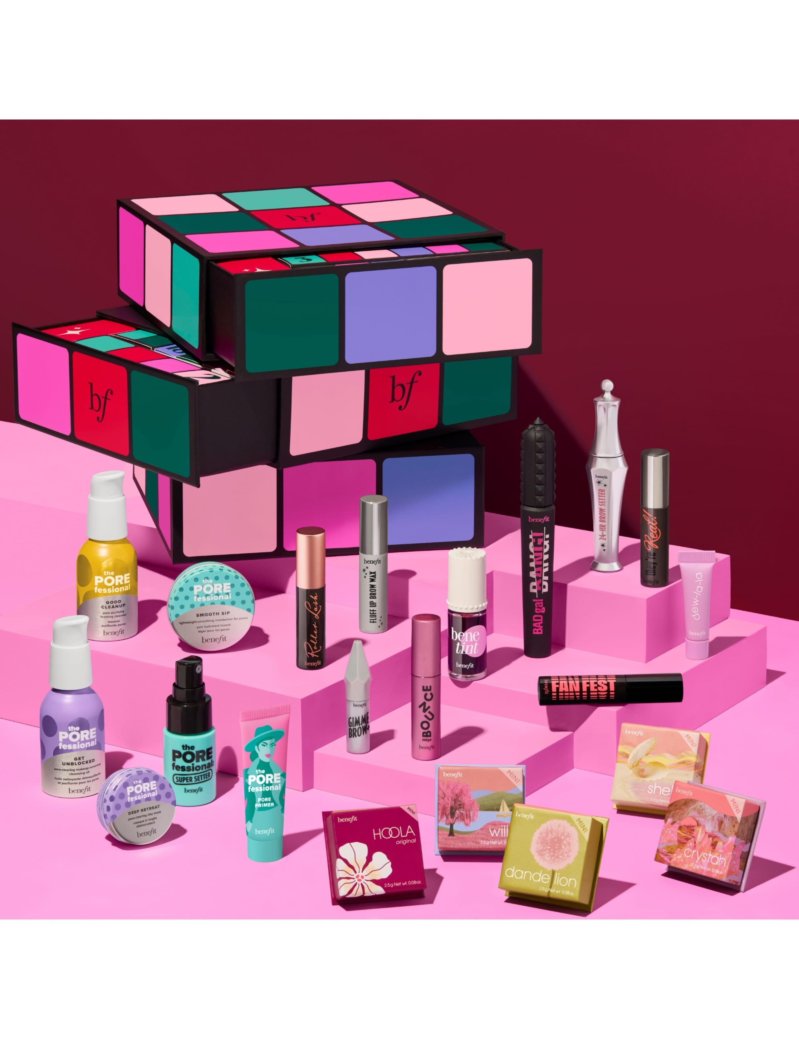 Glam Cube 24 day Christmas Beauty Advent Calendar Worth £266.59 2 of 5