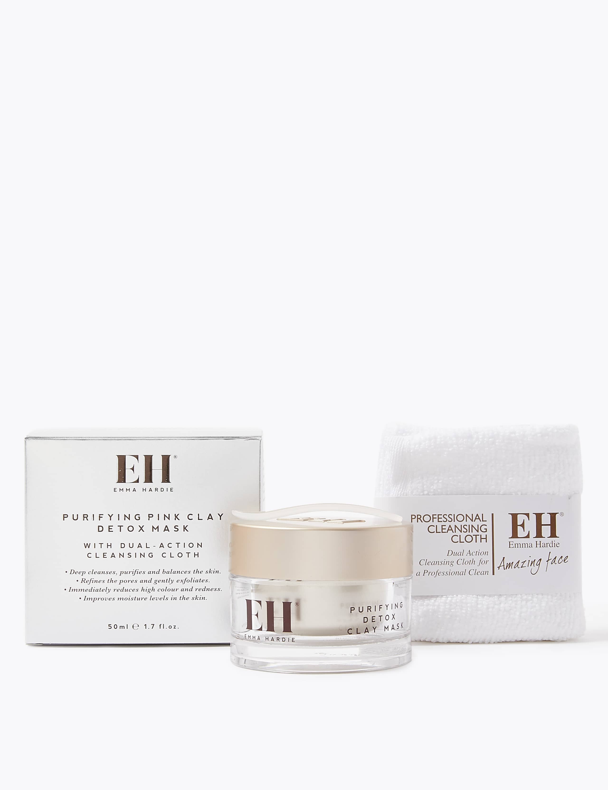 Purifying Detox Clay Mask with Cleansing Cloth 50ml 1 of 6