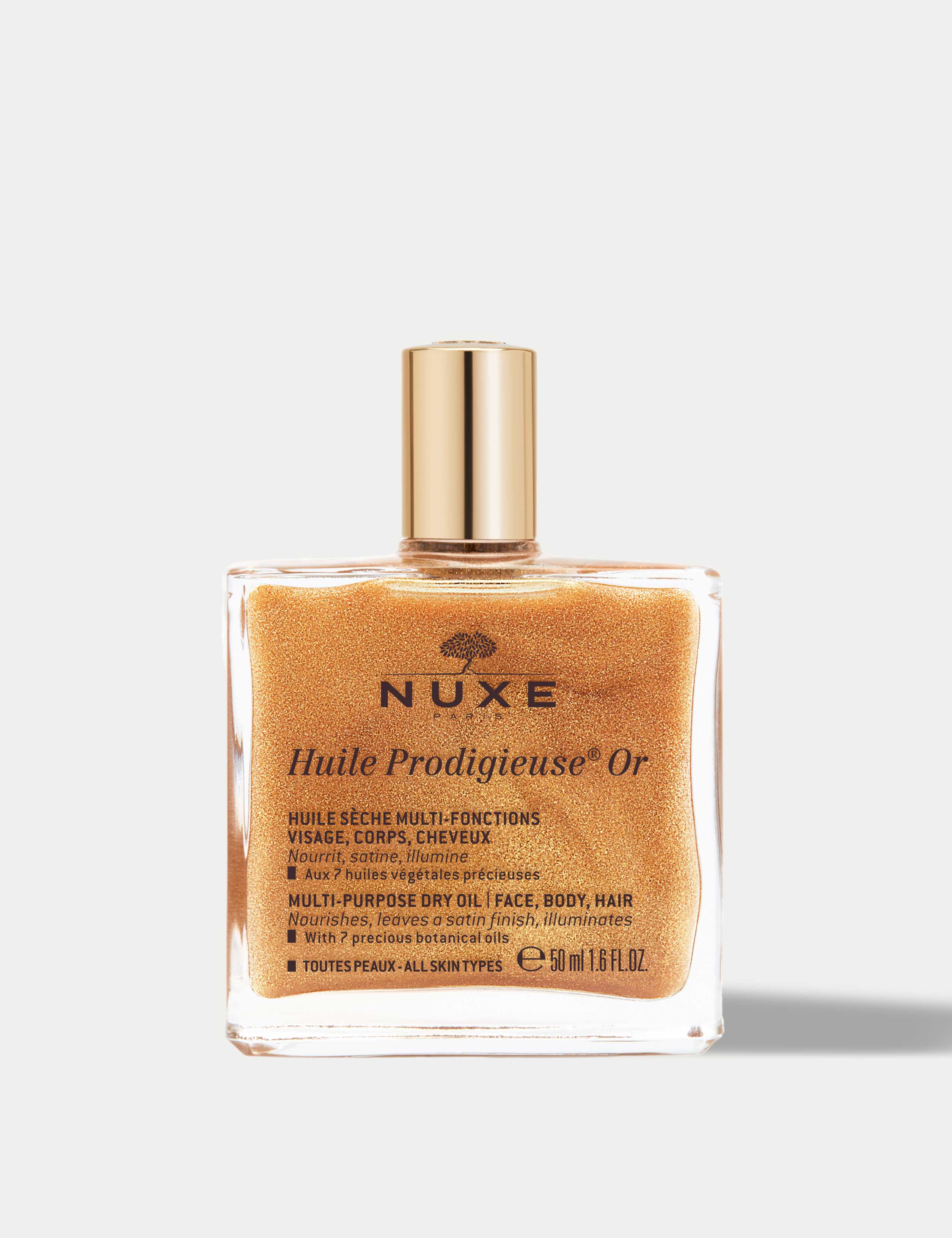 Huile Prodigieuse Multipurpose Golden Shimmer Oil 50ml 1 of 6
