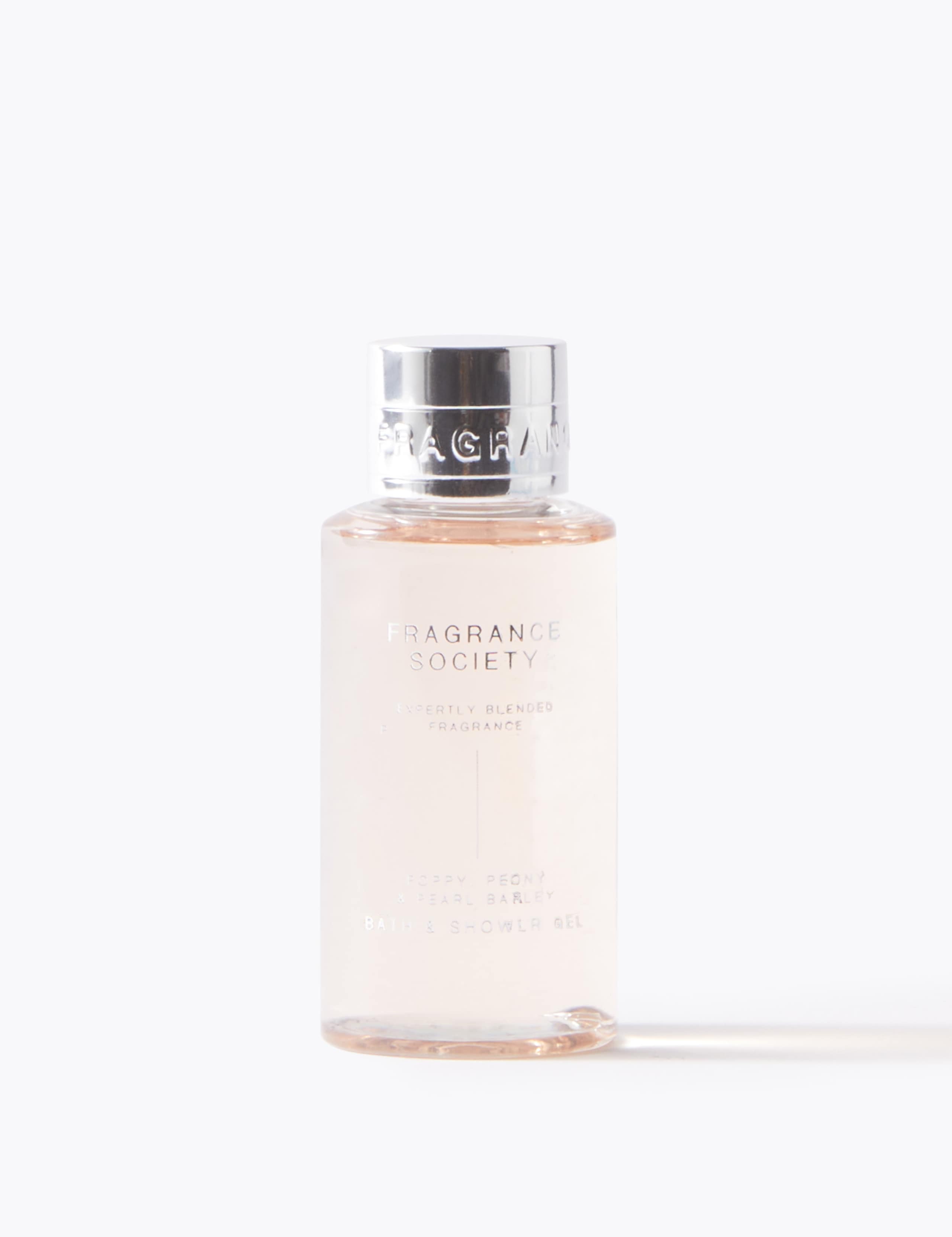 Poppy, Peony & Pearl Barley Bath & Shower Gel 50ml 1 of 2