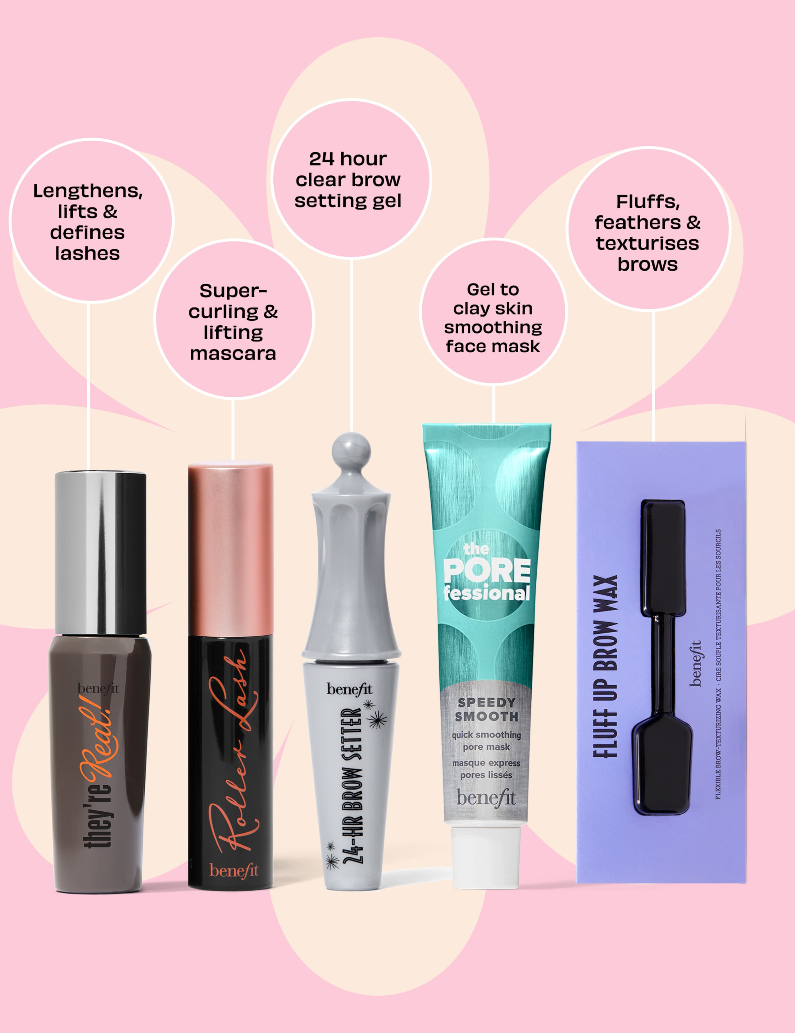 Mascara and Brow Duos with Smoothing Face Mask - Worth £32.02 3 of 3
