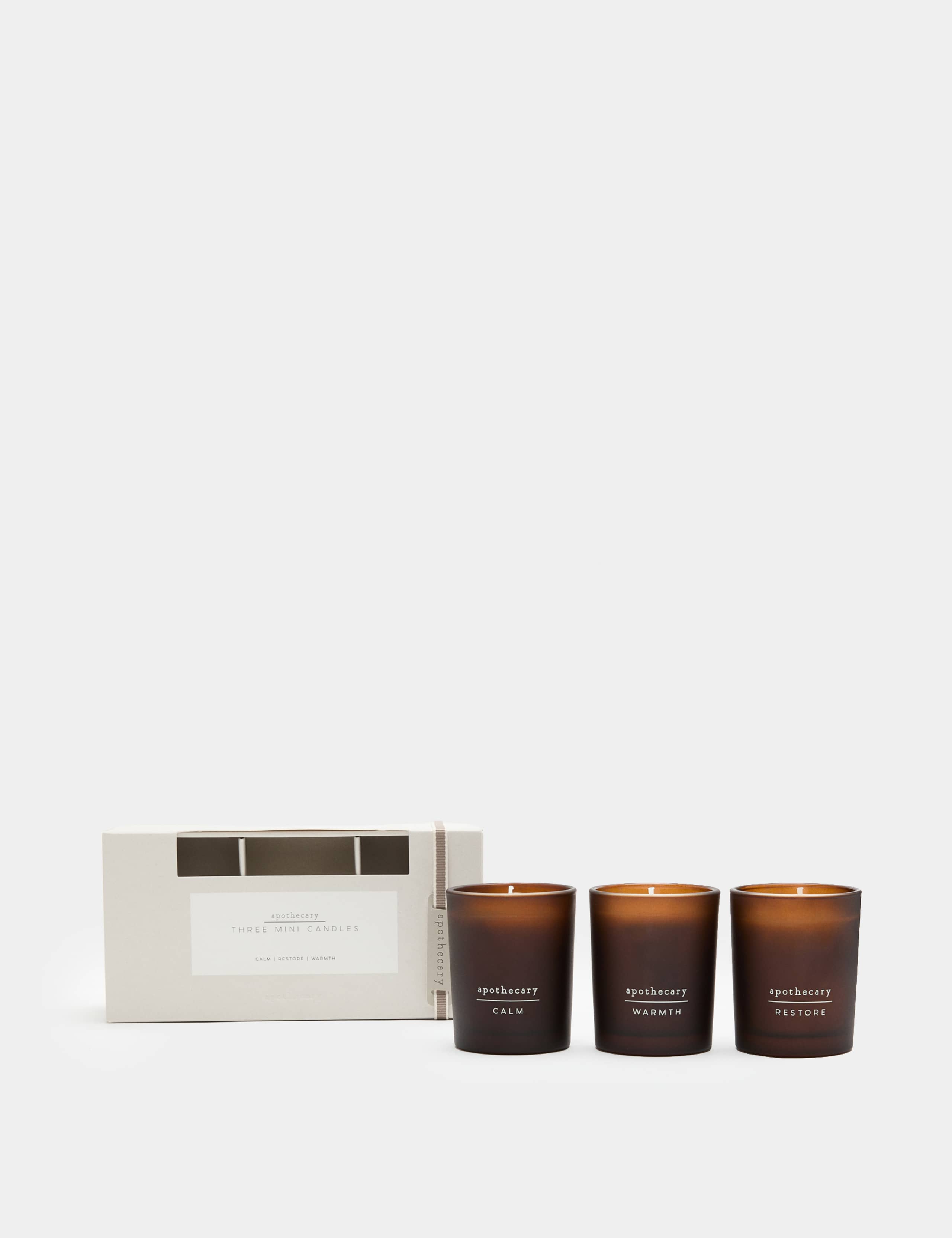 Set of 3 Apothecary Mini Candles 1 of 4