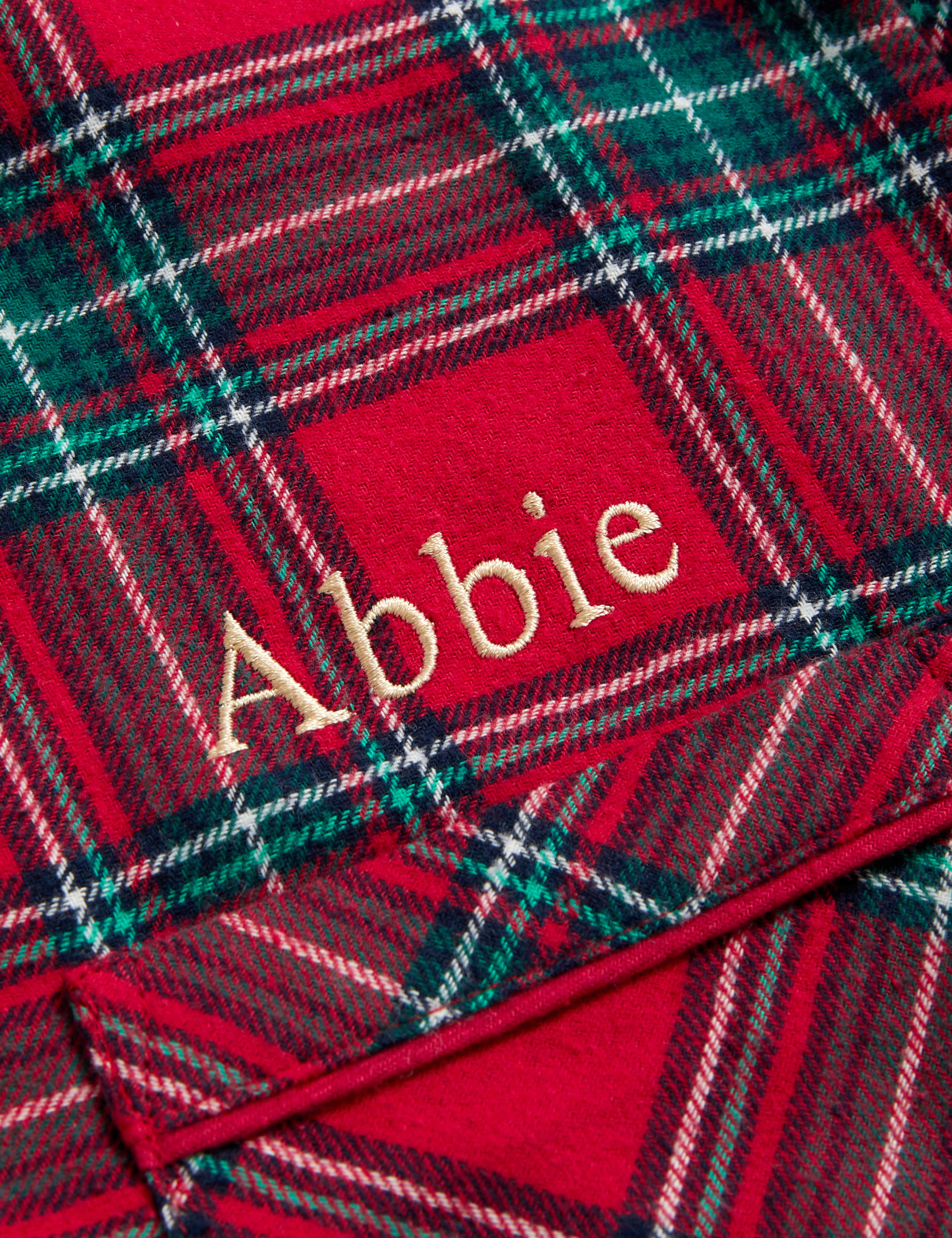 Personalised Women's Checked Pyjama Set 2 of 6