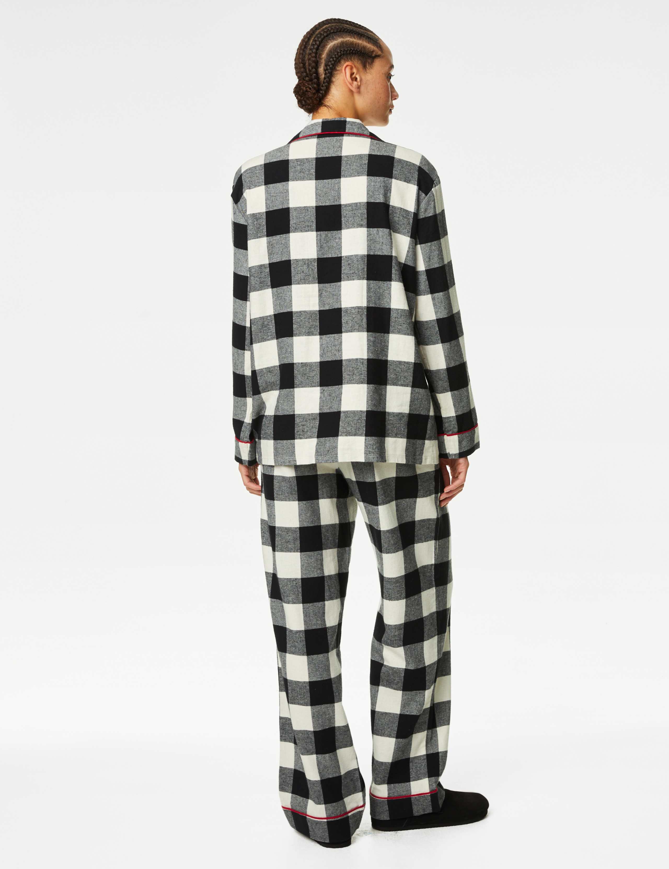 Personalised Women's Mono Check Pyjama Set 5 of 6