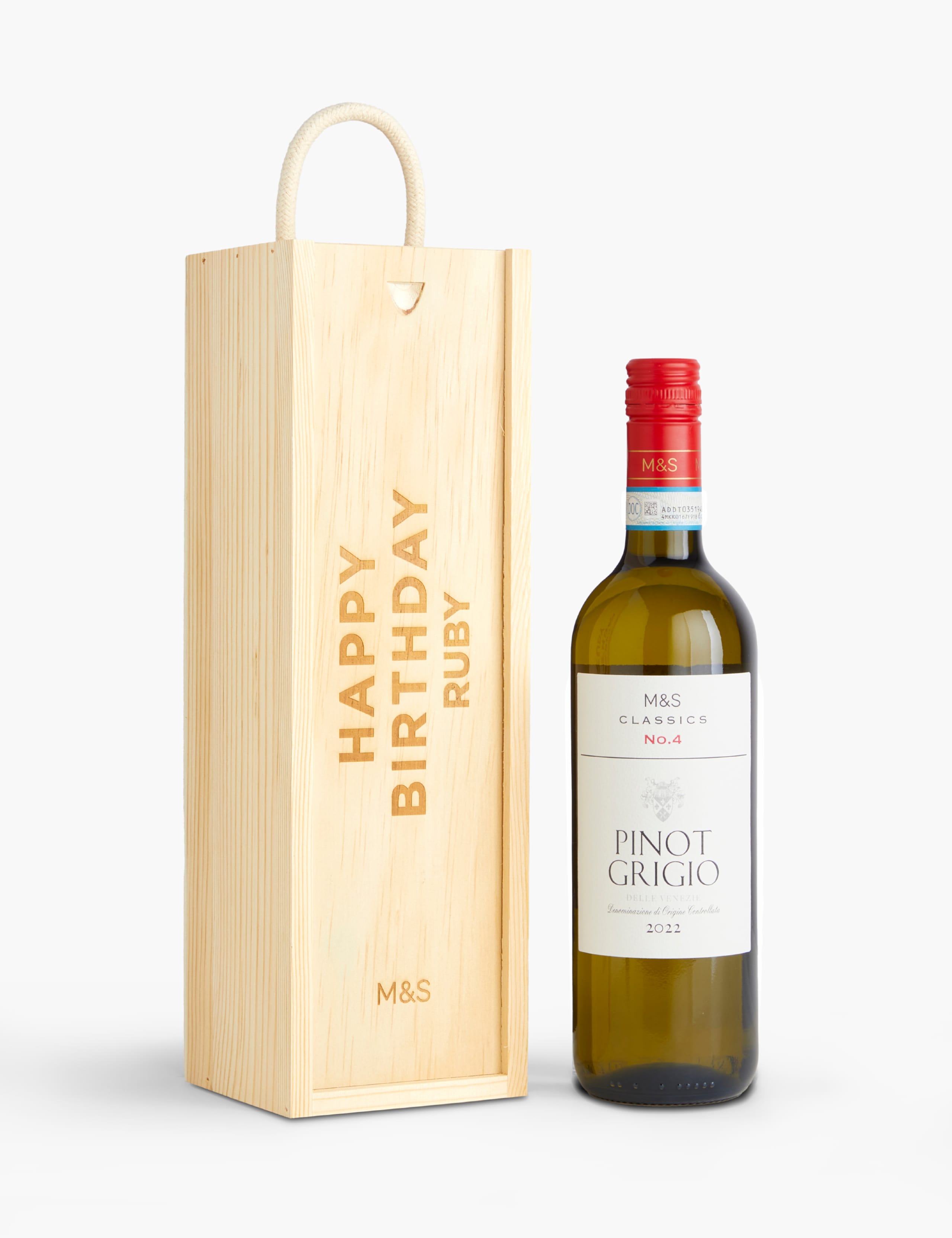 Personalised M&S Classics Pinot Grigio Gift 1 of 4