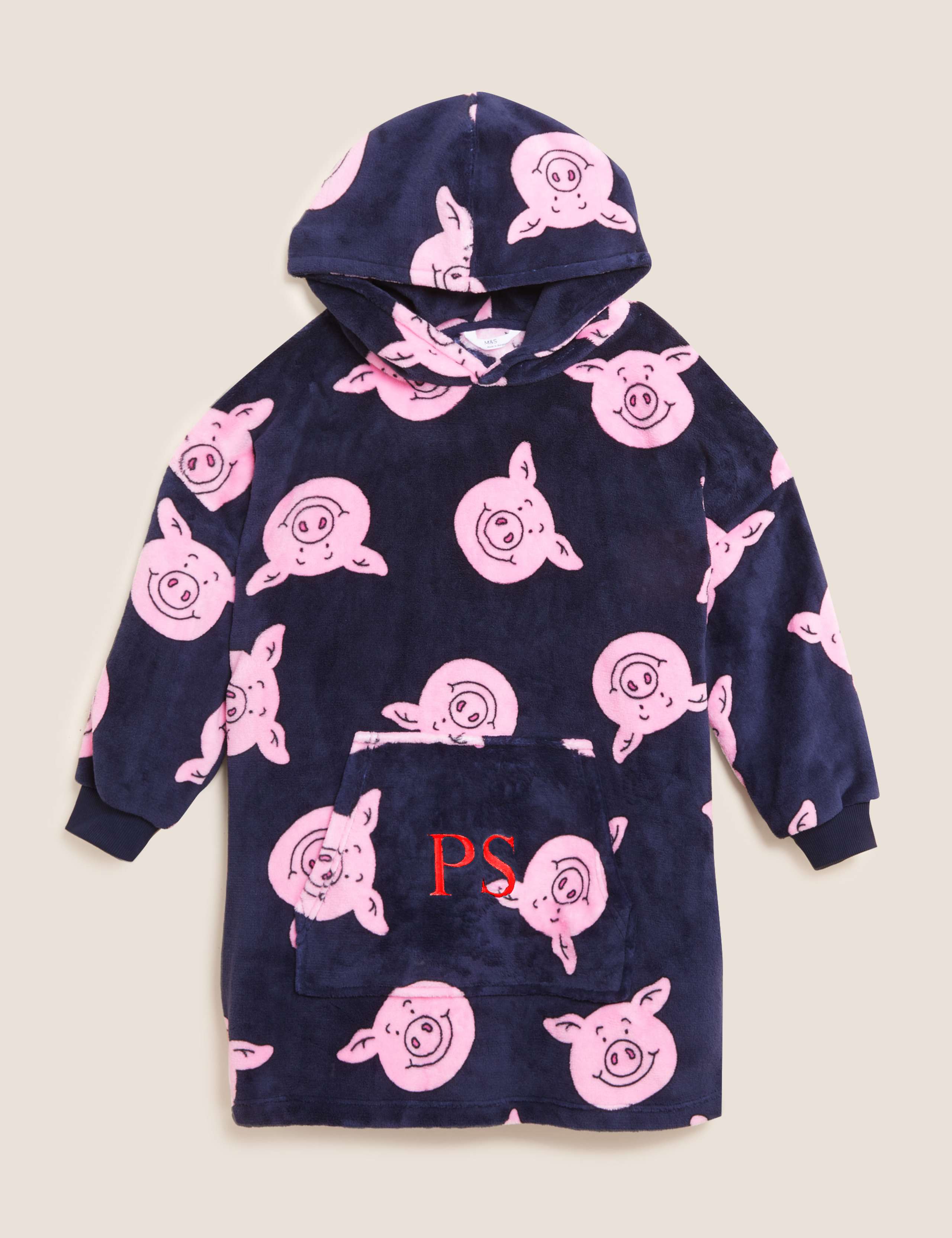 Personalised Kids' Percy Pig™ Oversized Hoodie (3-16 Yrs) 1 of 2