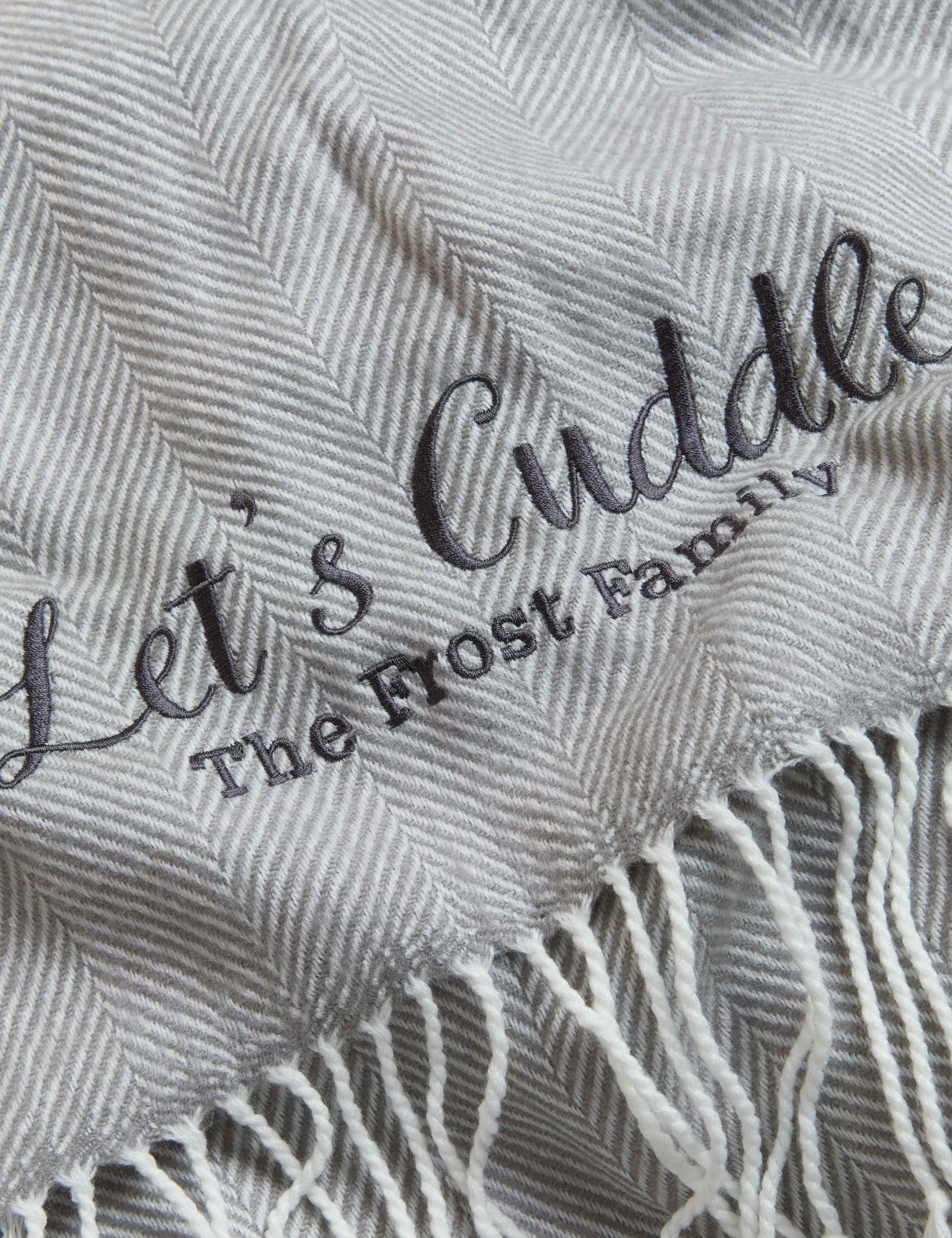 Personalised Herringbone Throw 2 of 4