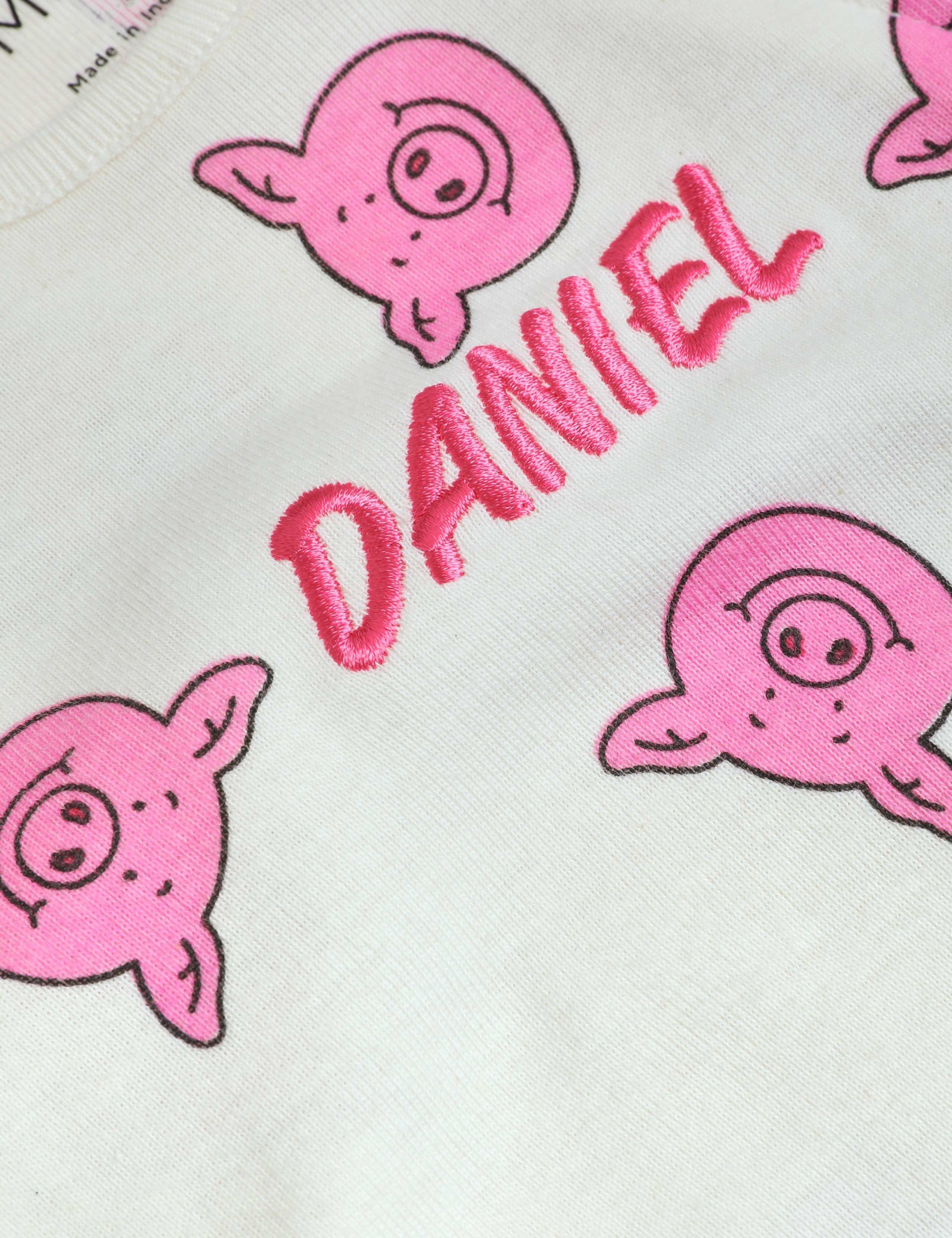 Personalised Percy Pig™ Sleepsuit (0-3 Yrs) 2 of 6