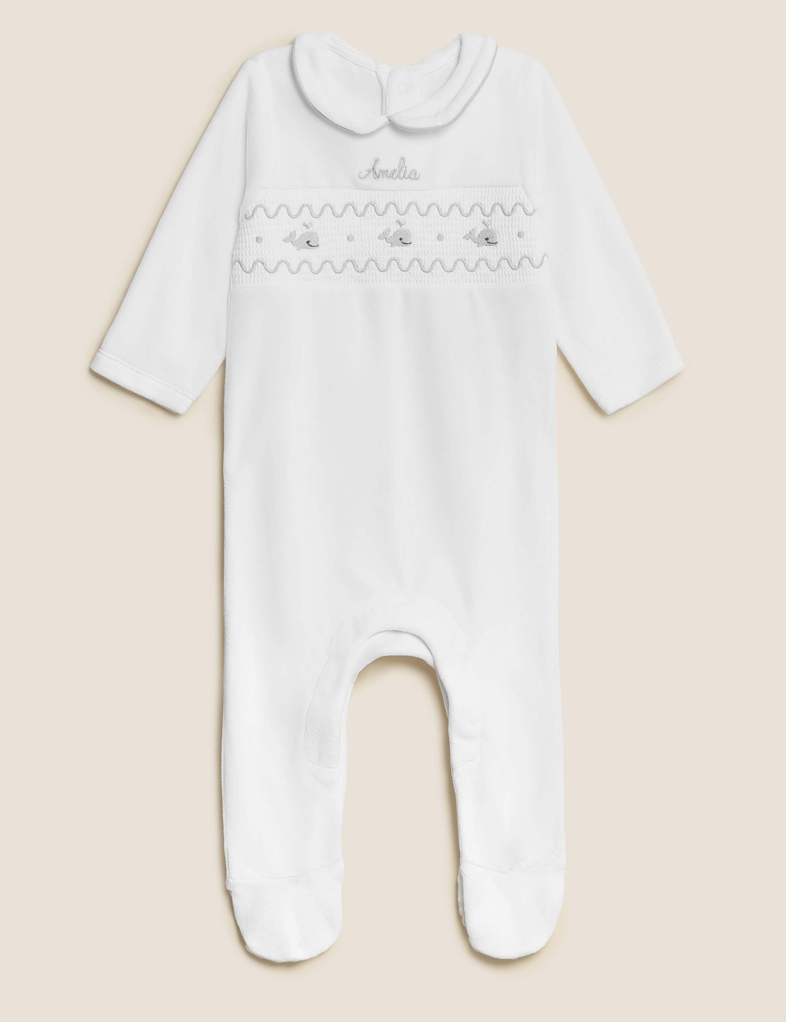 Personalised Kids' Animal Sleepsuit (7lbs-12 Mths) 1 of 7