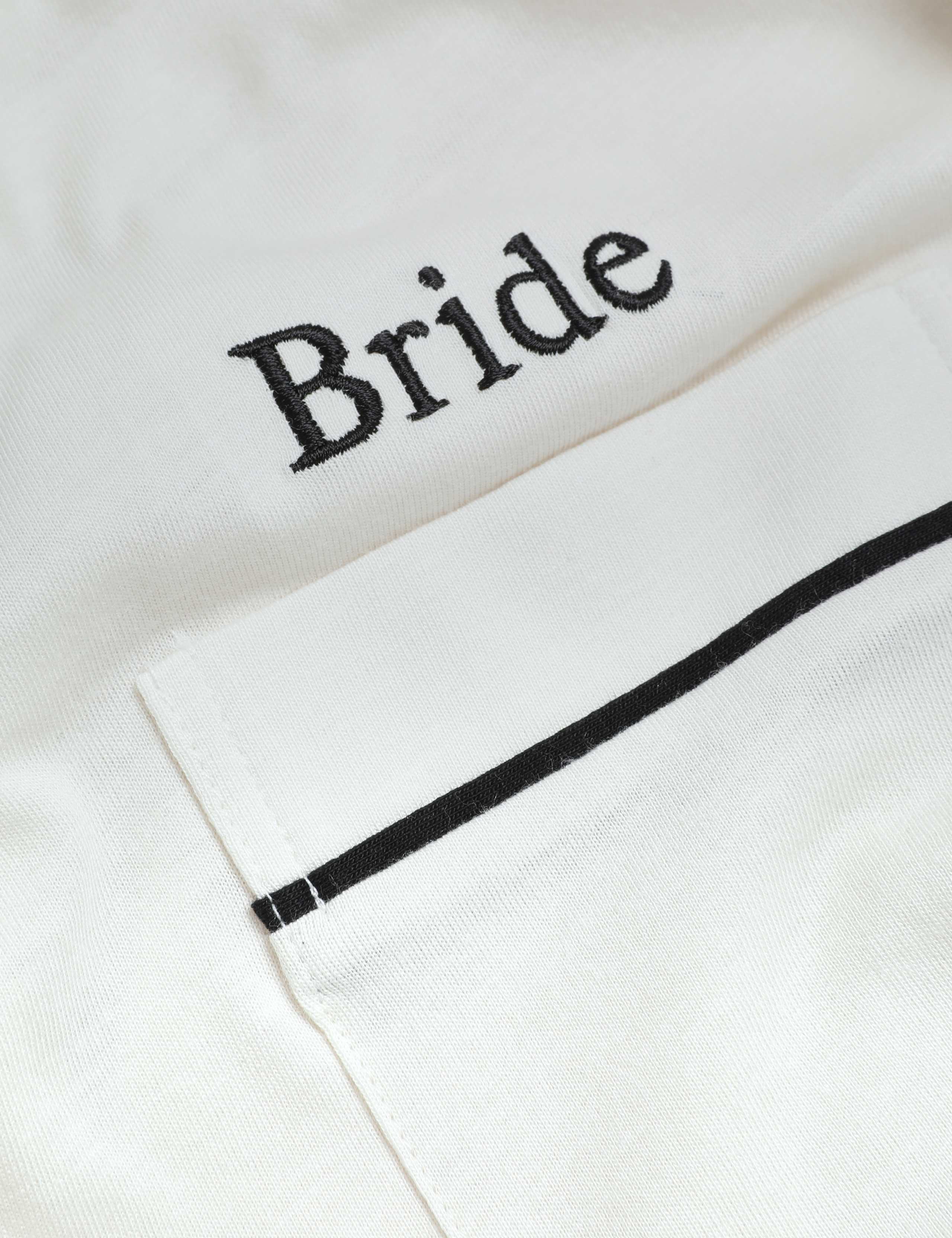 Personalised Women's Cotton Modal Shortie Set 4 of 4