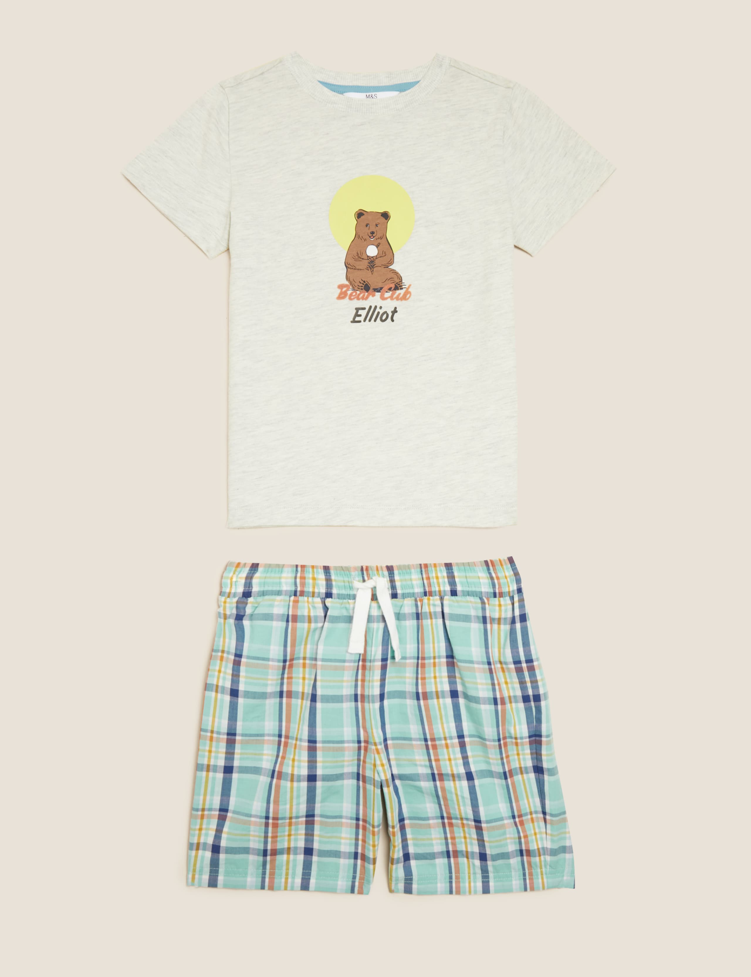 Personalised Kids Cotton Short Pyjama Set (1-16 Yrs) 1 of 2