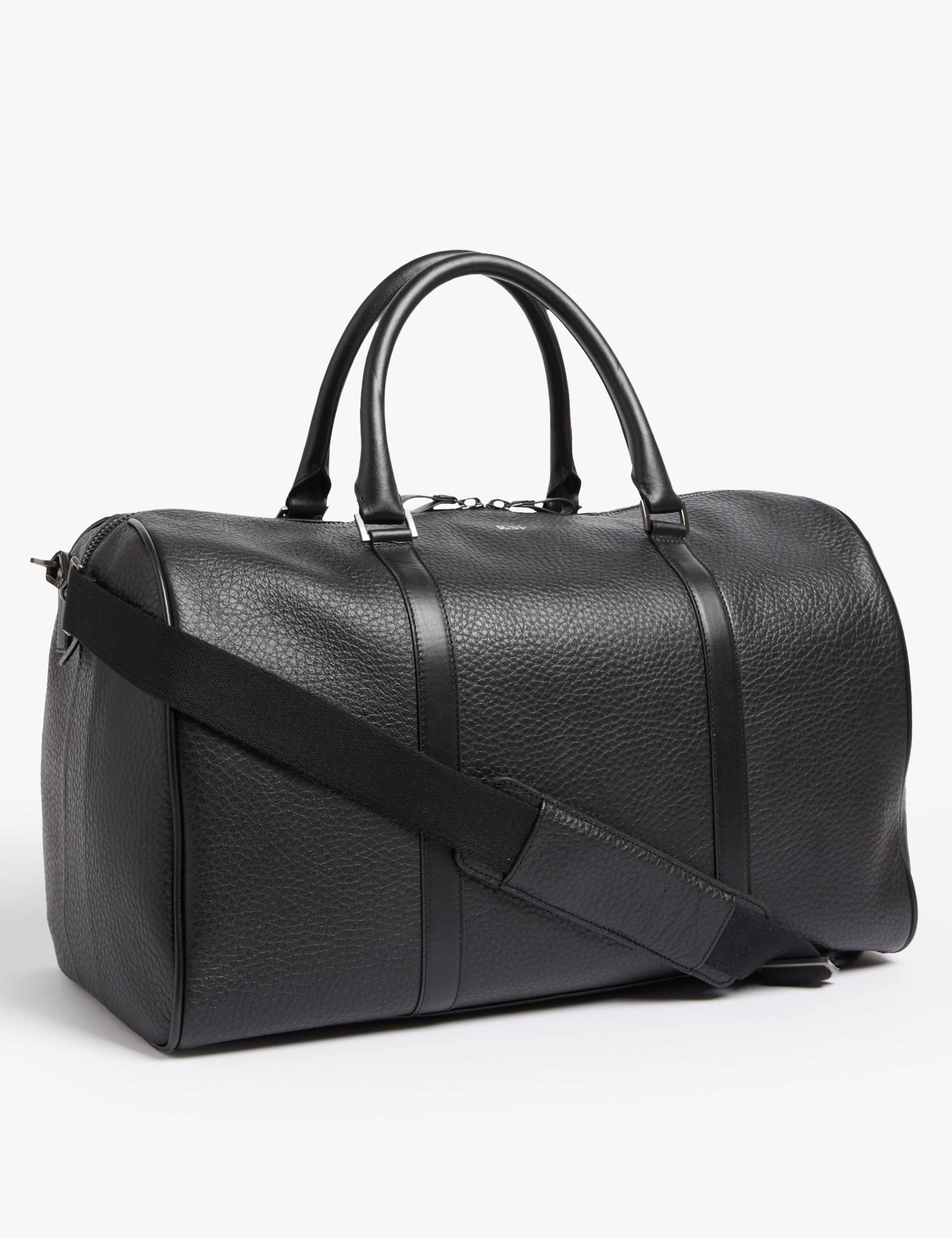 Personalised Men's Leather Weekend Bag 1 of 4