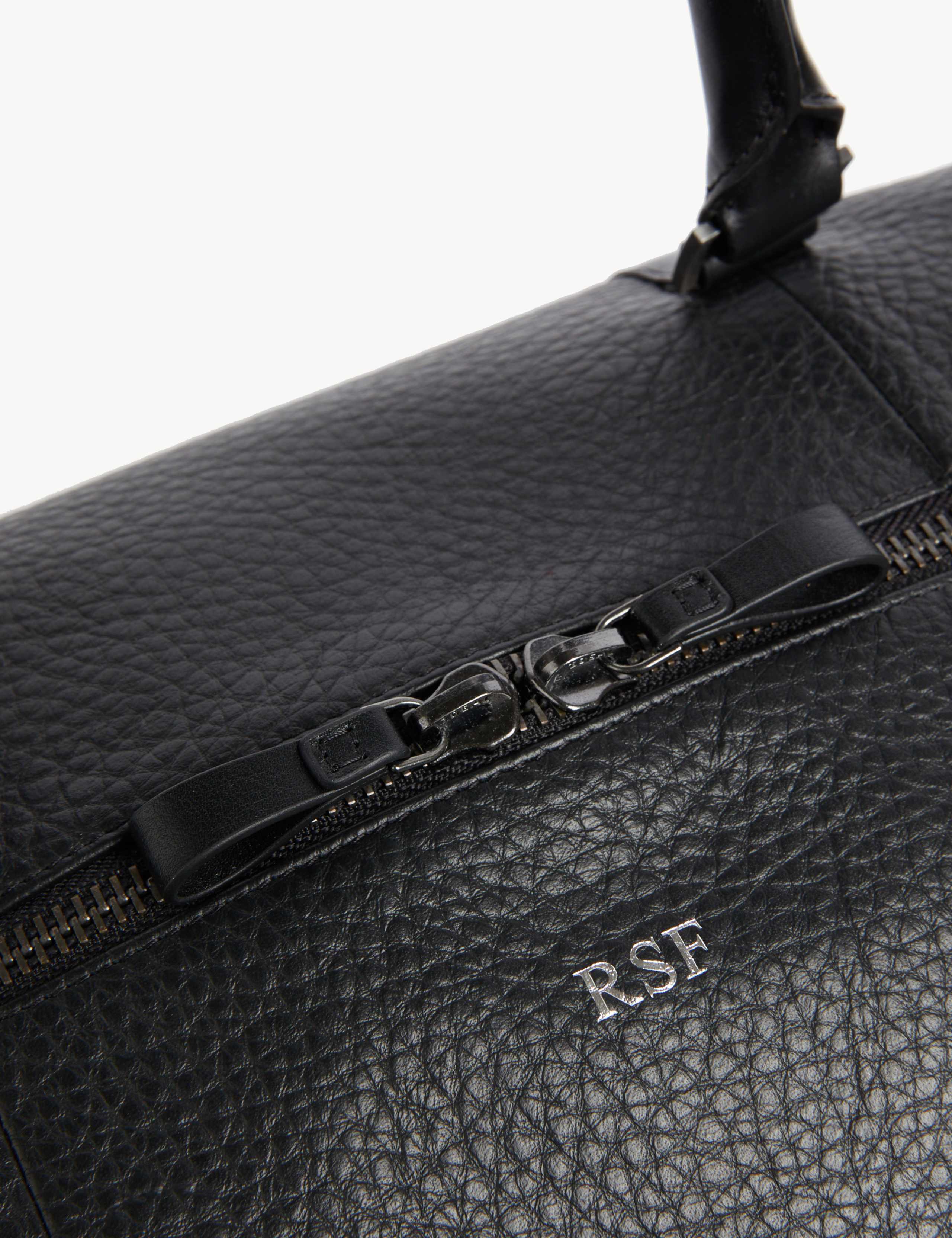 Personalised Men's Leather Weekend Bag 2 of 4