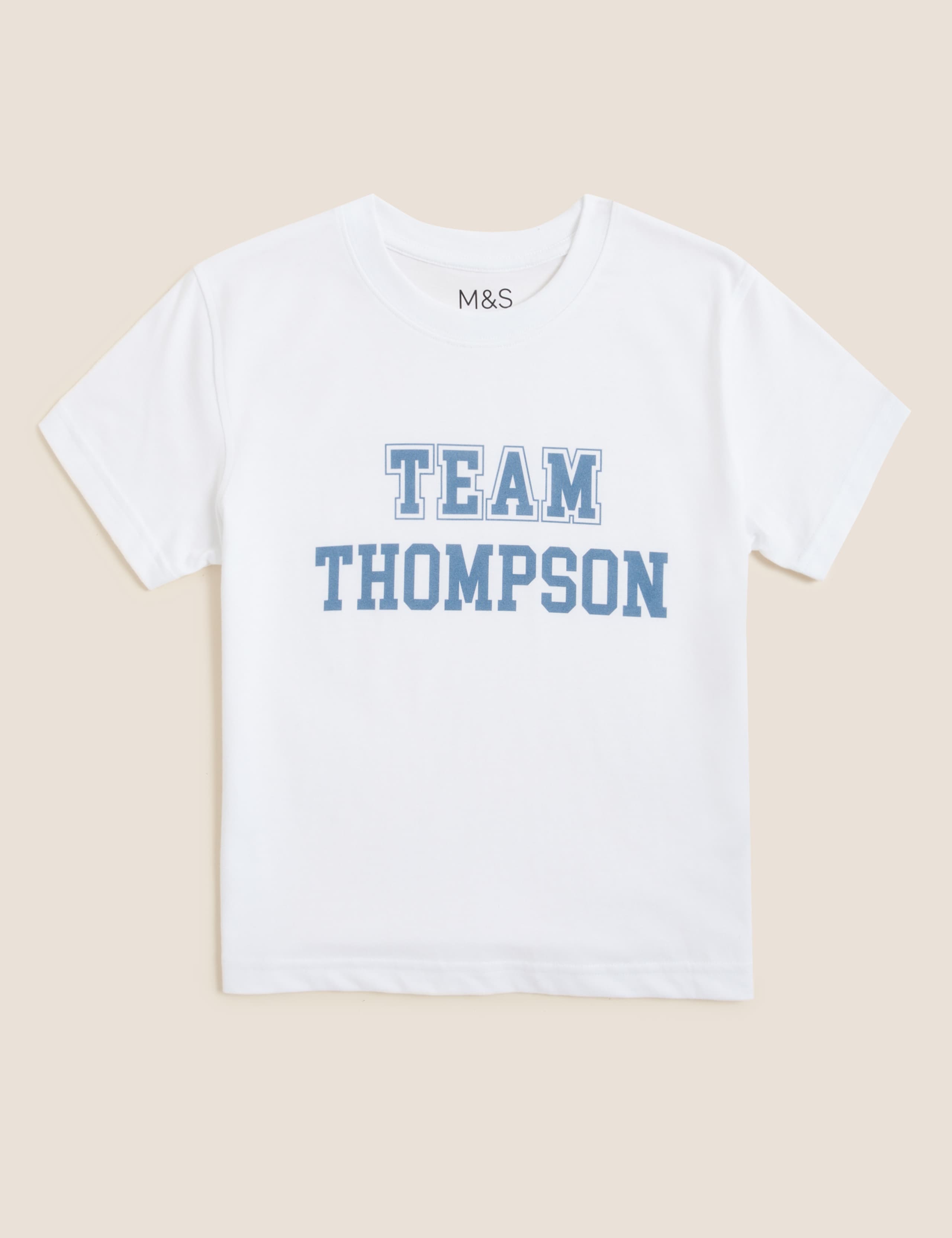 Personalised Pure Cotton Kids Team T-Shirt 1 of 2