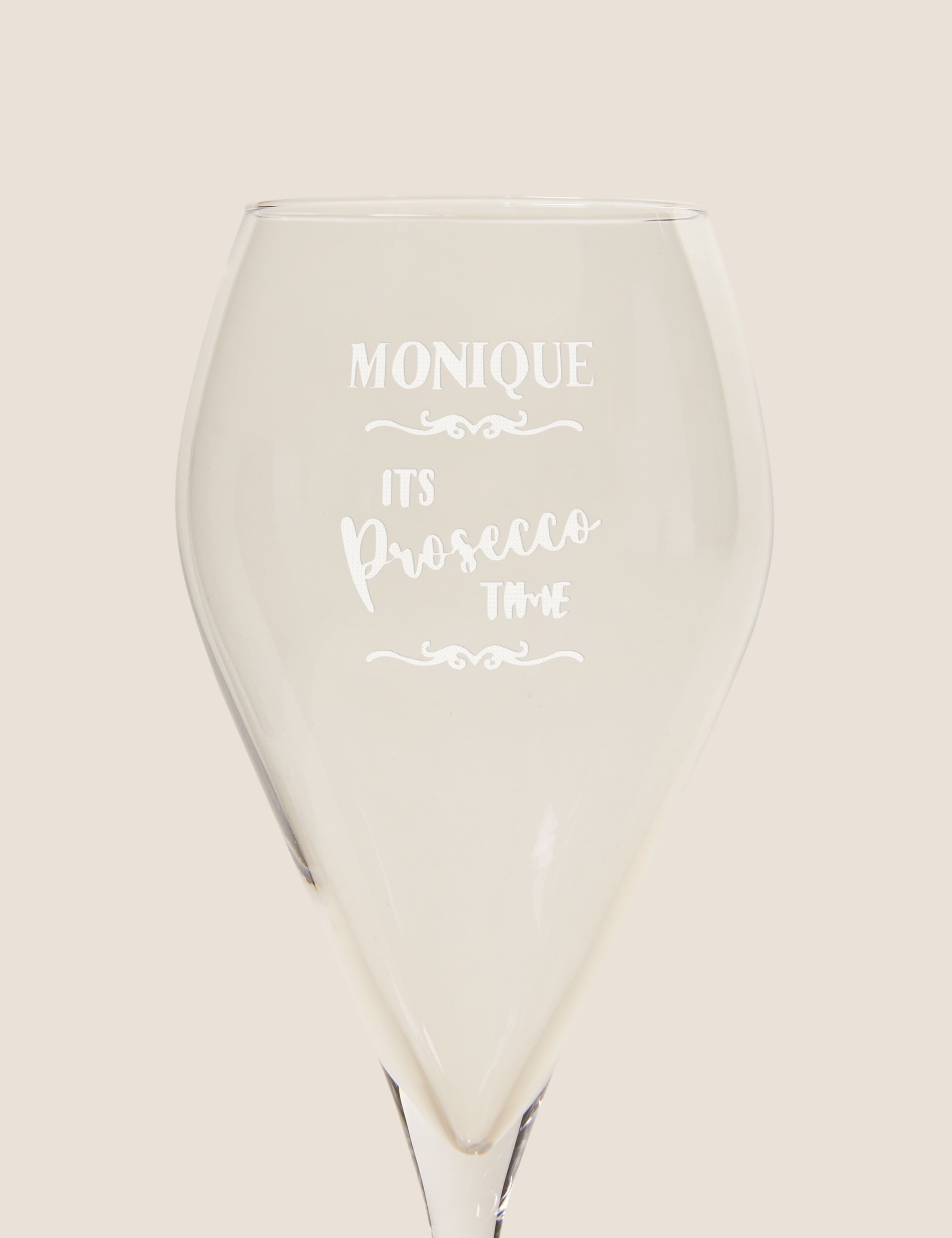 Personalised Name Prosecco Glass 2 of 3