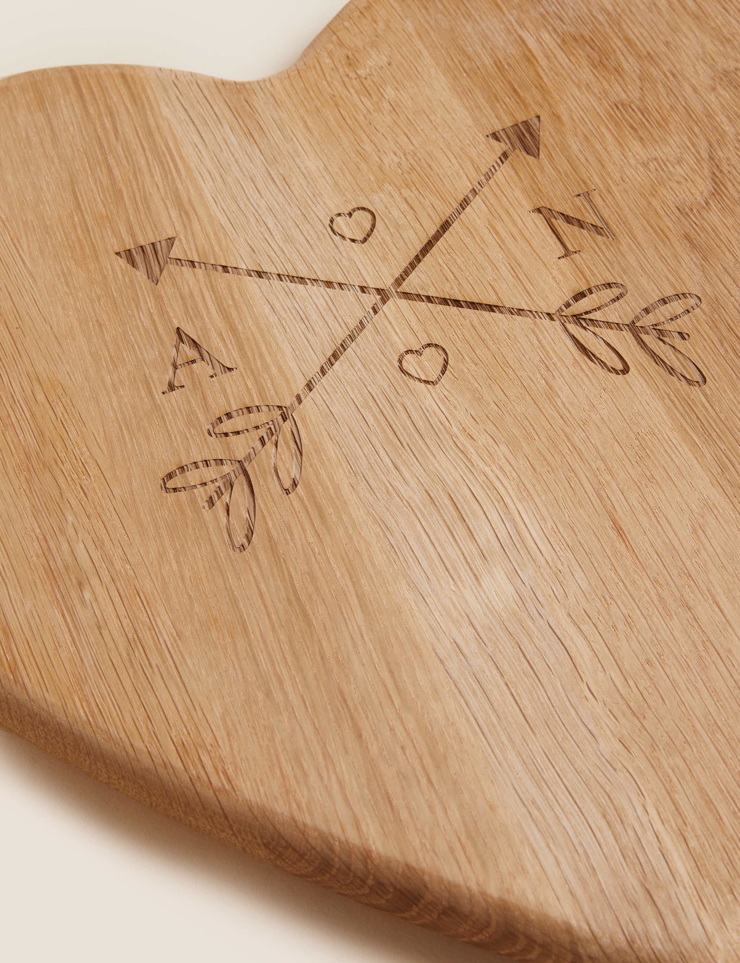 Personalised Mr & Mrs Heart Chopping Board 3 of 3