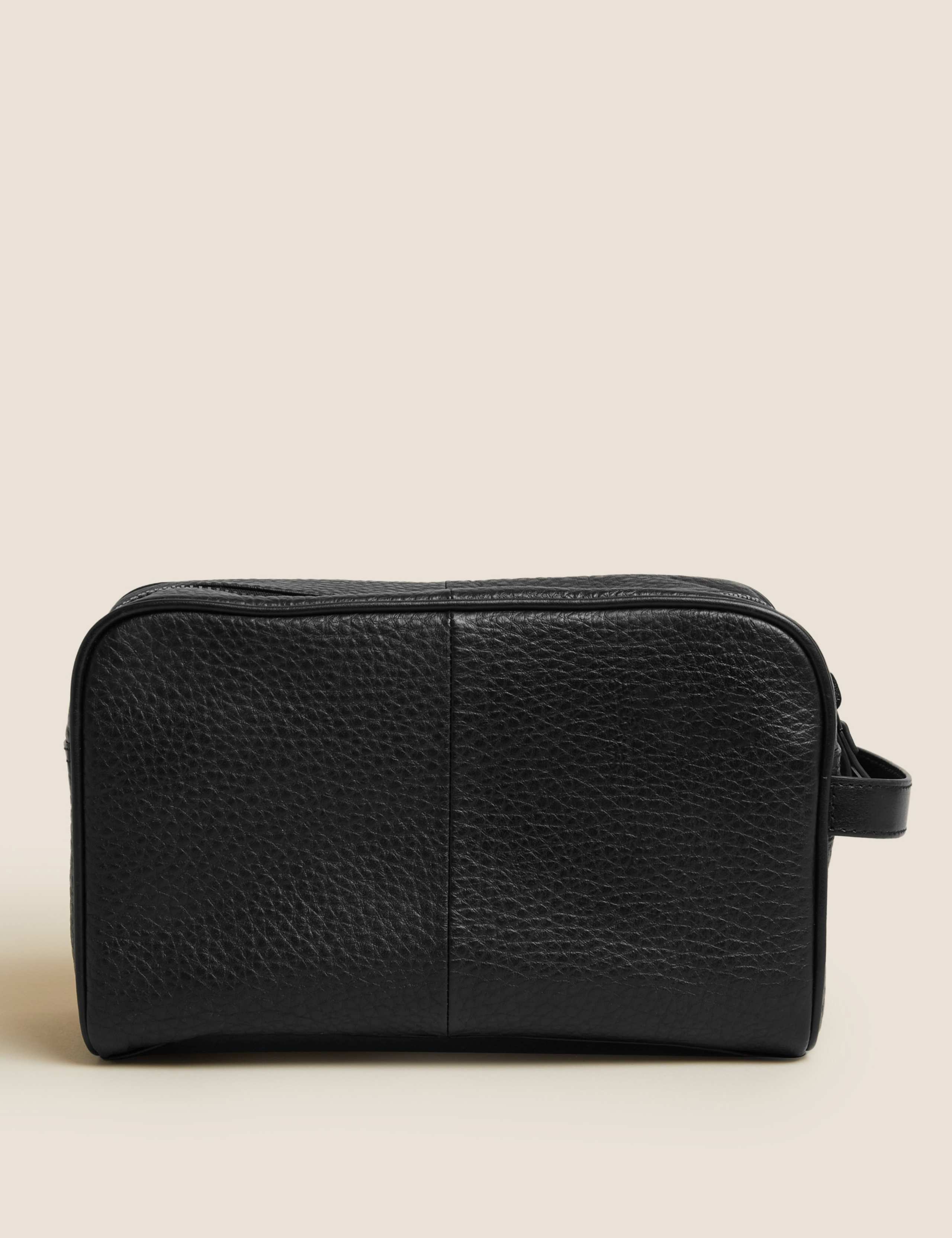 Personalised Leather Washbag 2 of 3