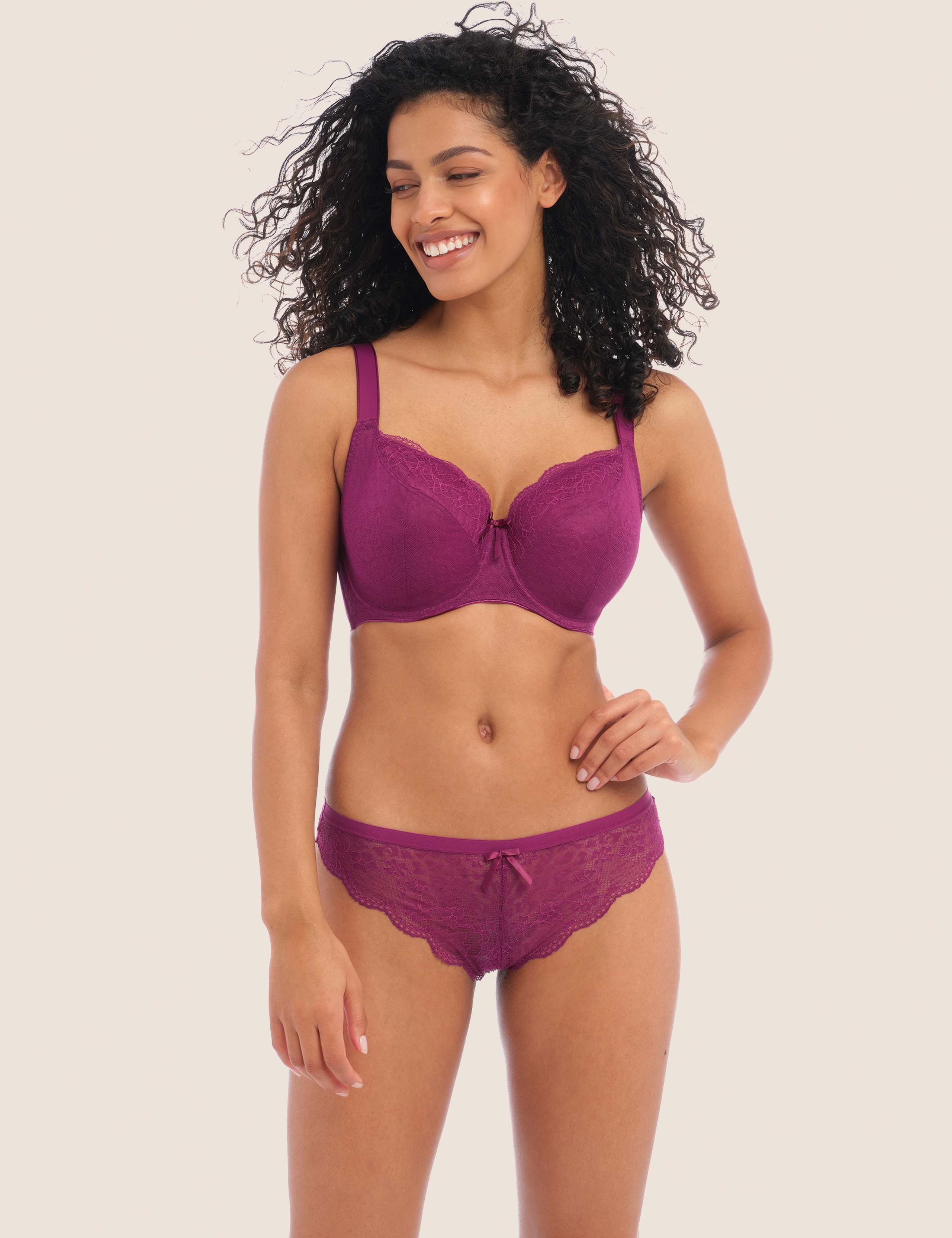 Fancies Wired Balcony Bra GG-K 1 of 4