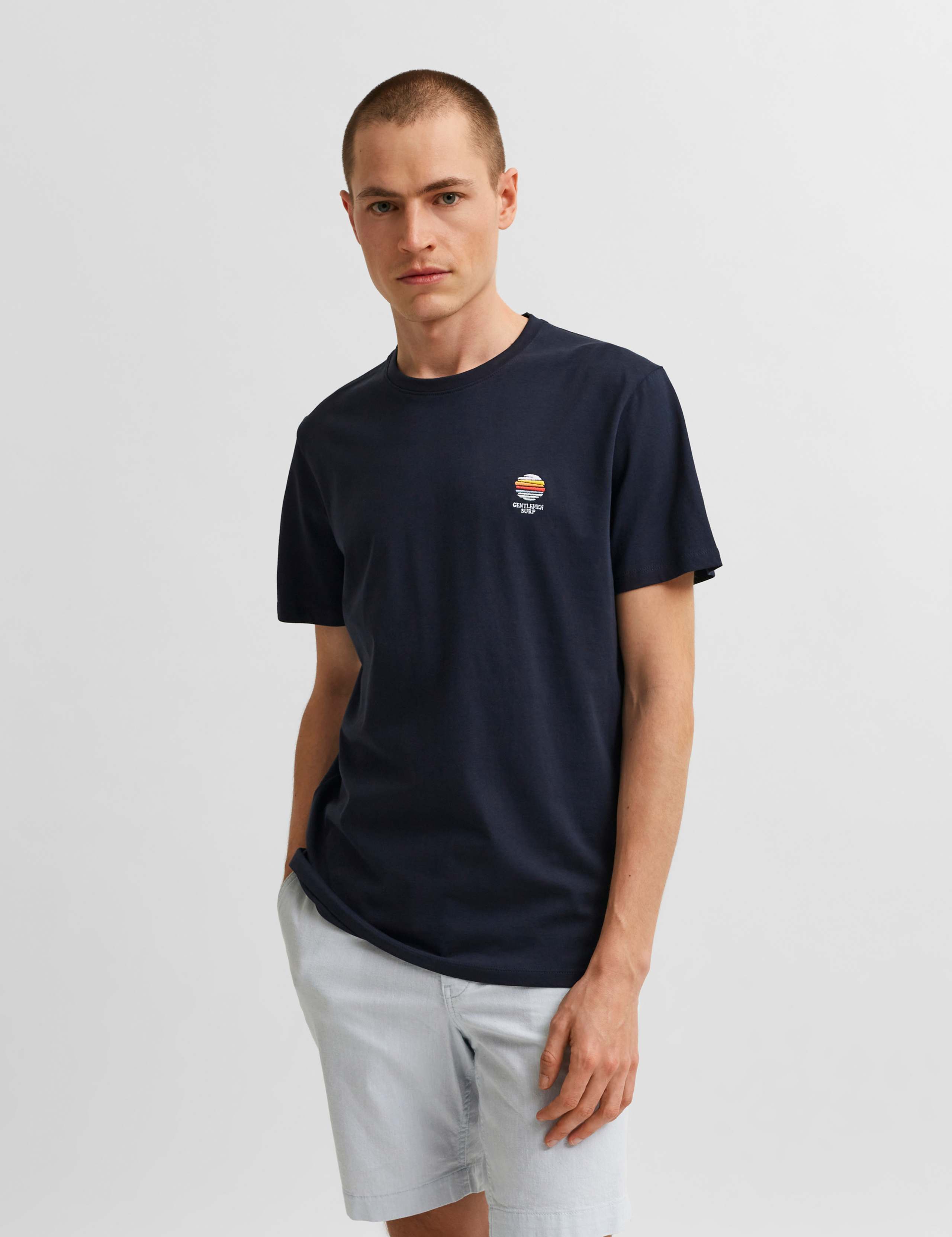 Organic Cotton Embroidered T-Shirt 1 of 5