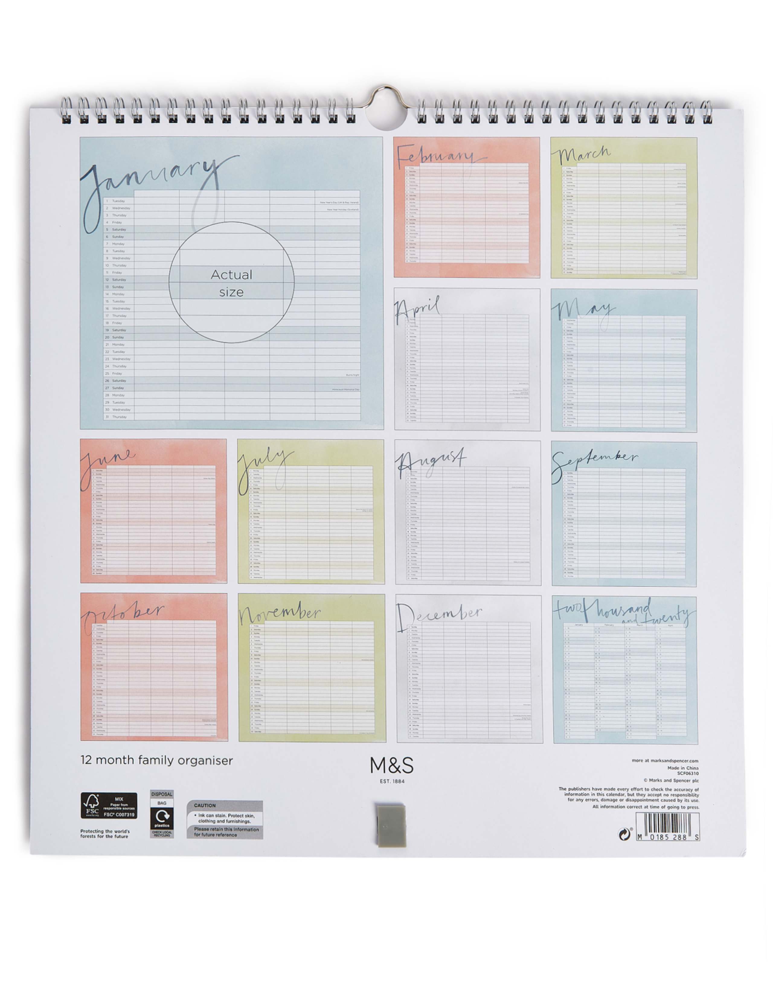 Text 2019 Family Organiser 3 of 3