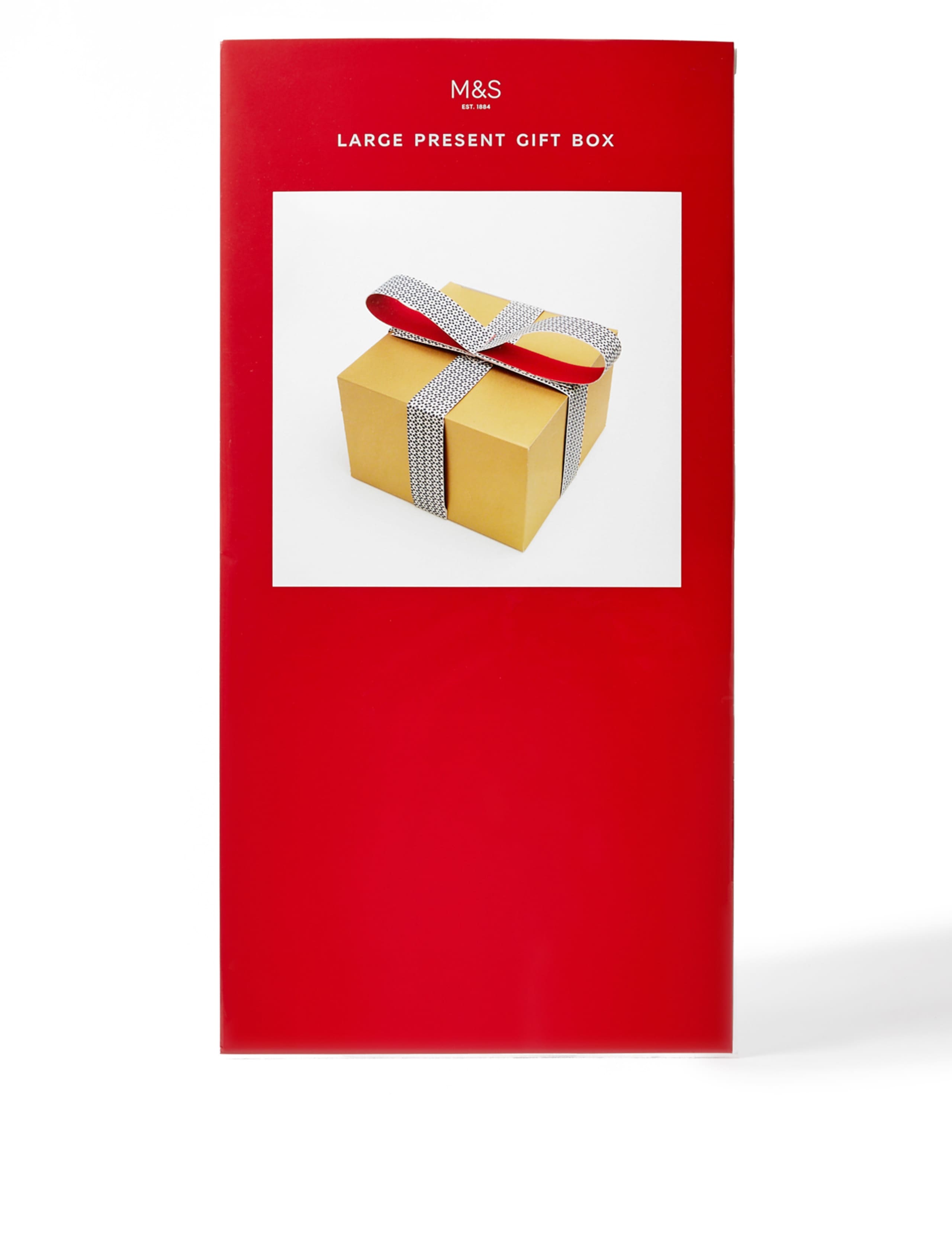 Large Christmas Gift Box with Paper Bow 3 of 3